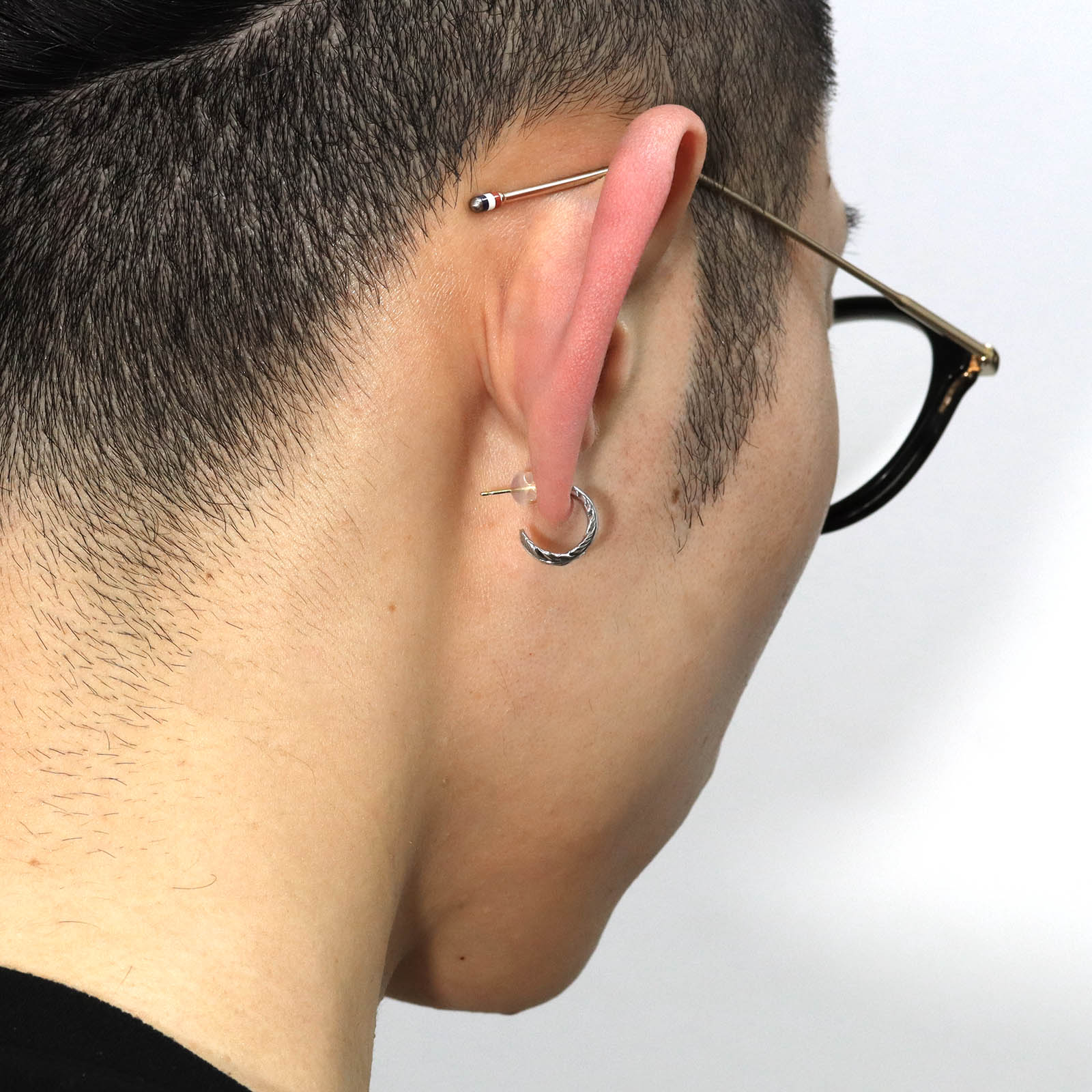 GARDEL（ガーデル） NATURAL FEATHER PIERCE - Silver（ナチュラル