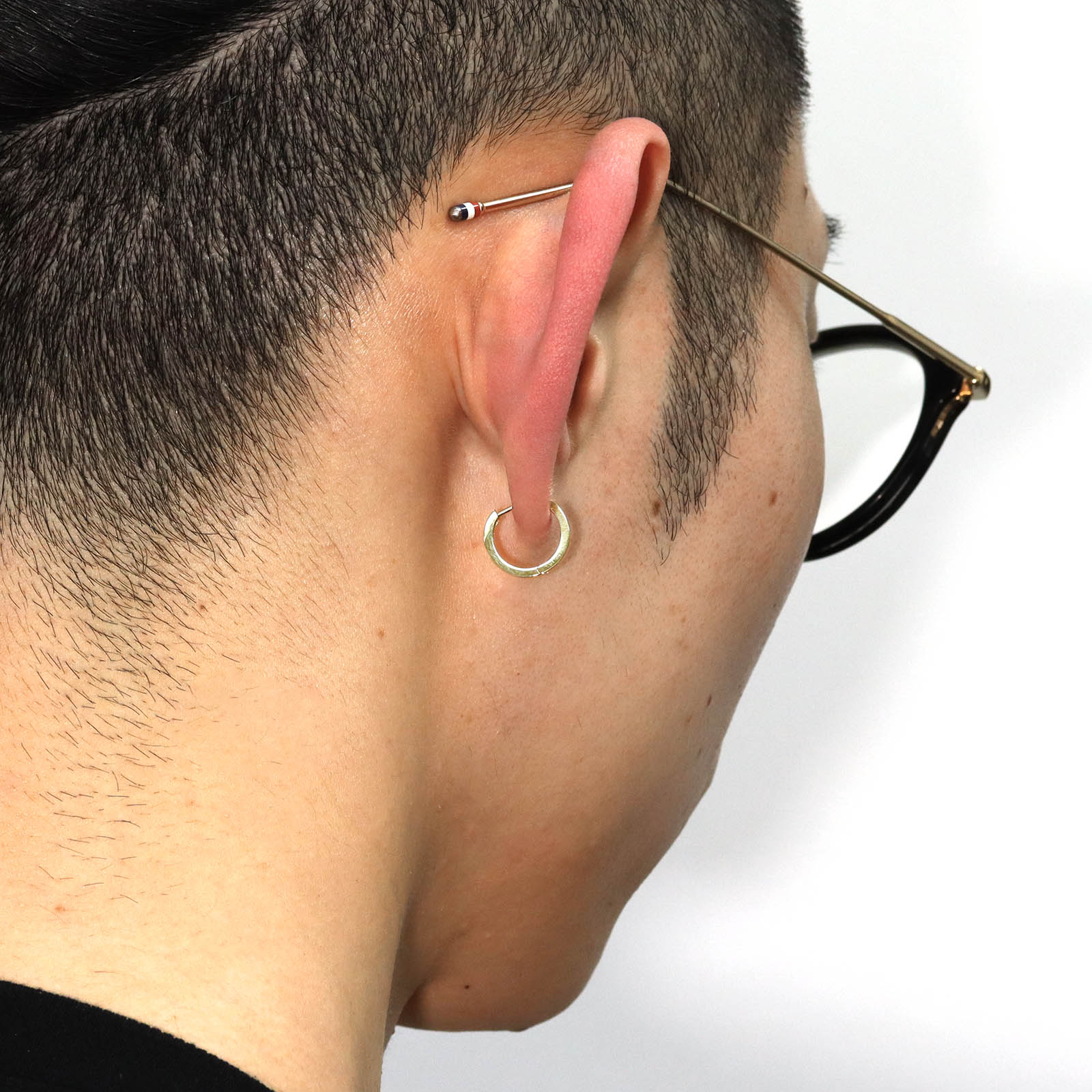 GARDEL（ガーデル） QUIET HOOP PIERCE - K18Yellow Gold 