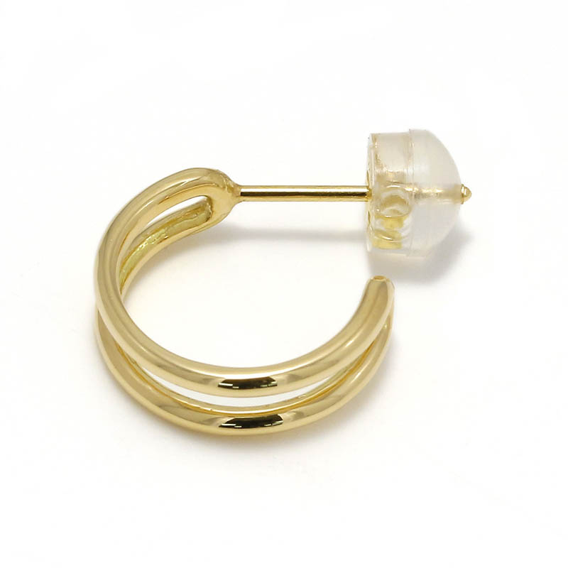 GARDEL（ガーデル） BANANA HOOP PIERCE - K18Yellow Gold（バナナ
