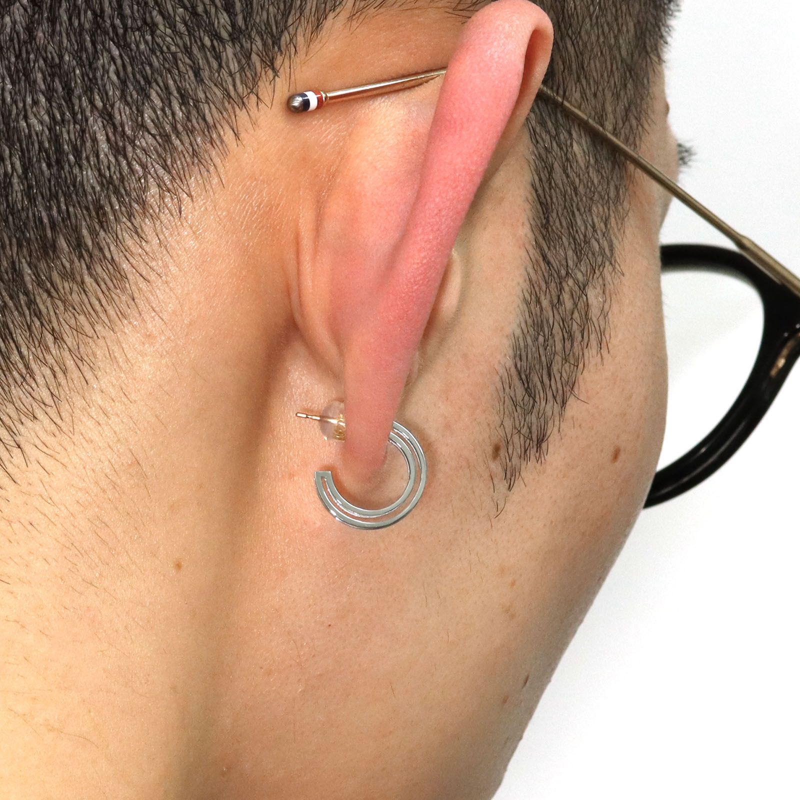 GARDEL（ガーデル） MST HOOP PIERCE - Silver（エムエスティーフープ 