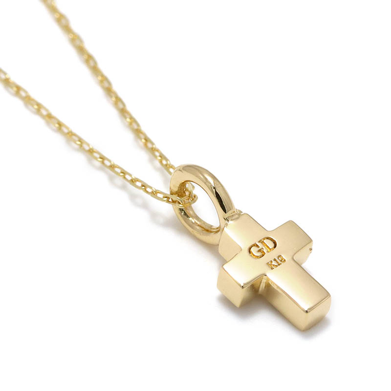 GARDEL（ガーデル） FAIRY CROSS NECKLACE - K18Yellow Gold w