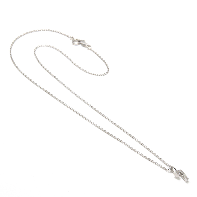 GARDEL（ガーデル） NUMBER NECKLACE - Silver w/CZ（ナンバー