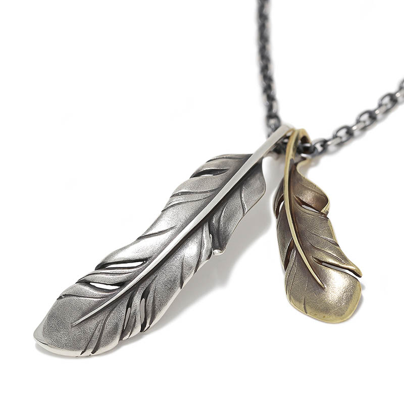 SYMPATHY OF SOUL（シンパシーオブソウル） Old Feather Necklace 