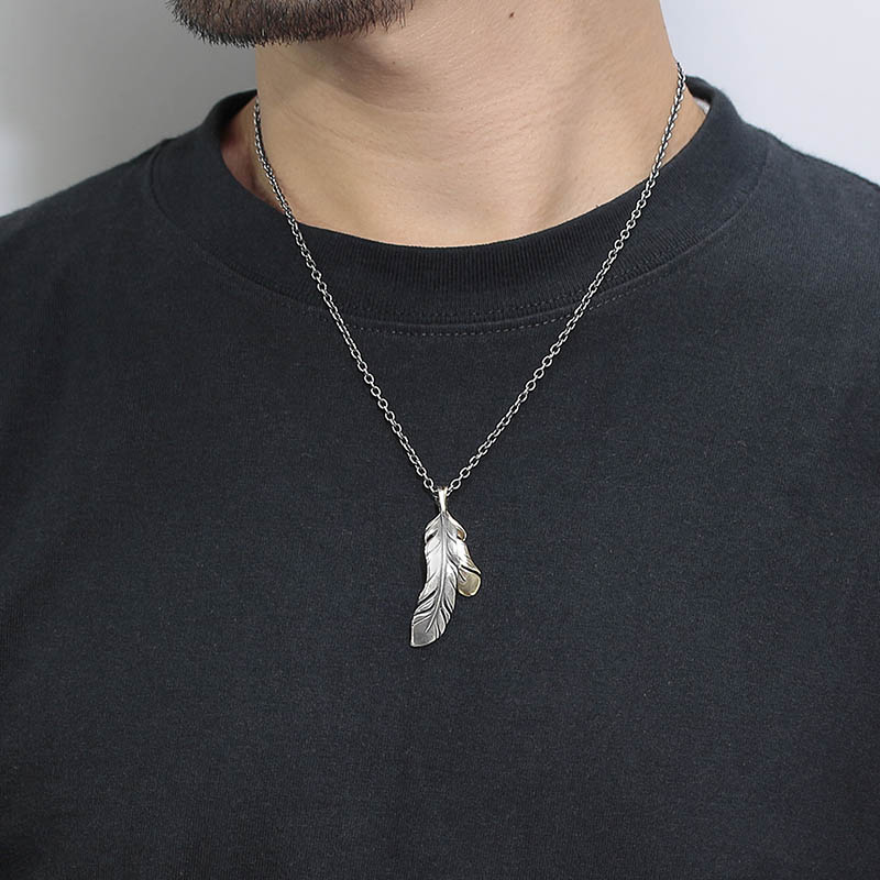 SYMPATHY OF SOUL（シンパシーオブソウル） Old Feather Necklace 