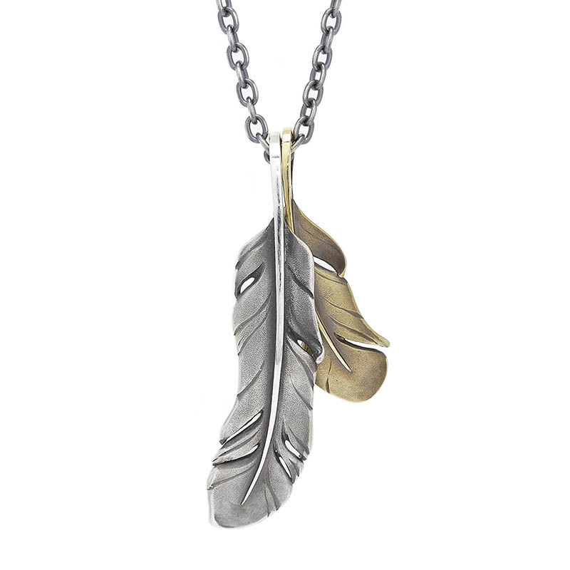 SYMPATHY OF SOUL（シンパシーオブソウル） Old Feather Necklace 