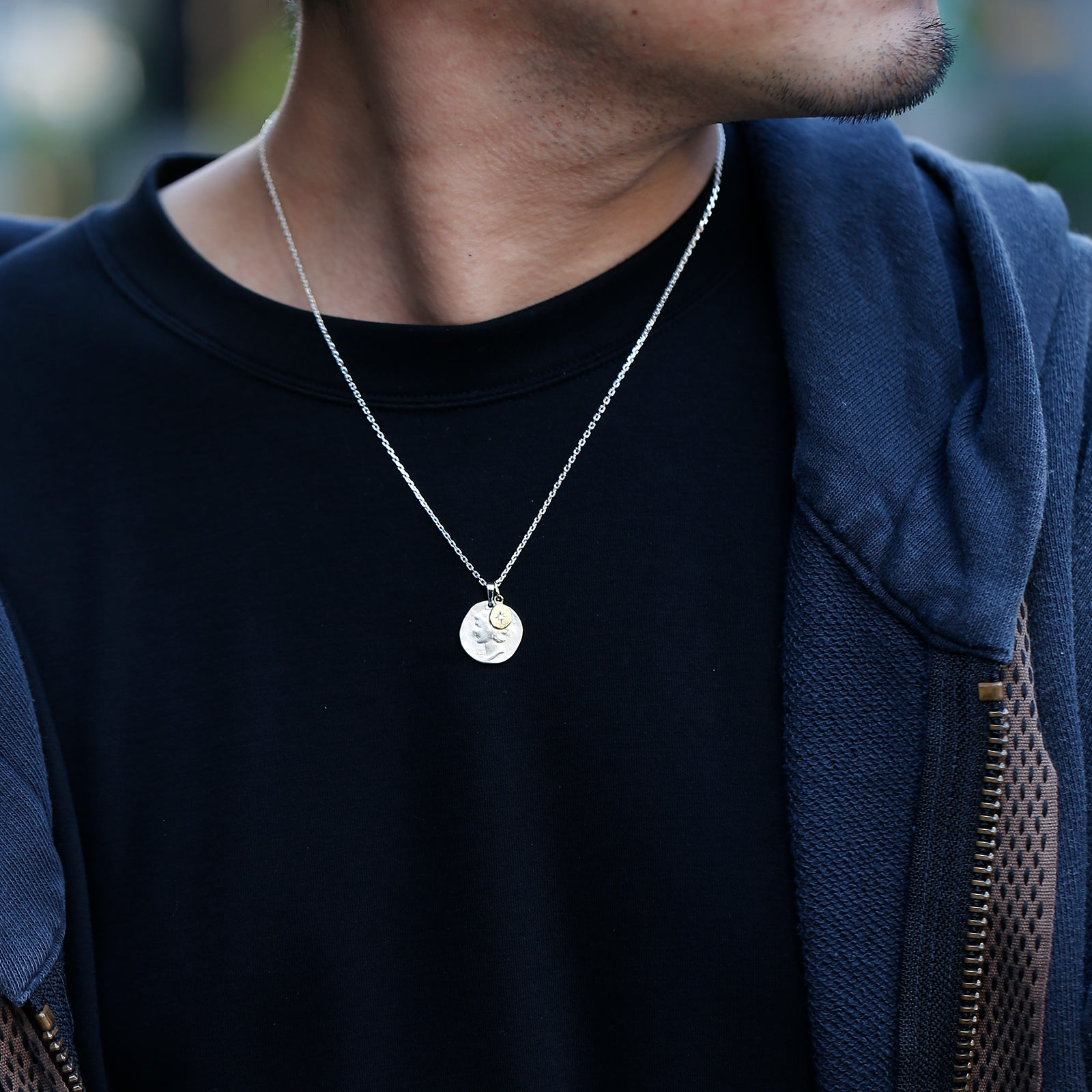 SYMPATHY OF SOUL（シンパシーオブソウル） Liberty Head Necklace