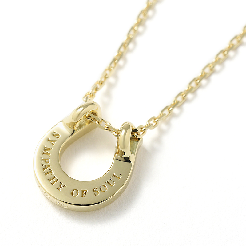 SYMPATHY OF SOUL ネックレス　K18 シンパシーオブソウル　馬蹄 SYMPATHY OF SOUL（シンパシーオブソウル） Ridge Horseshoe Necklace
