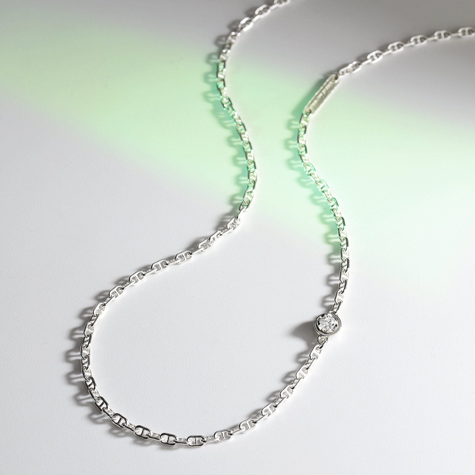 SYMPATHY OF SOUL（シンパシーオブソウル） LG Diamond Chain Necklace 