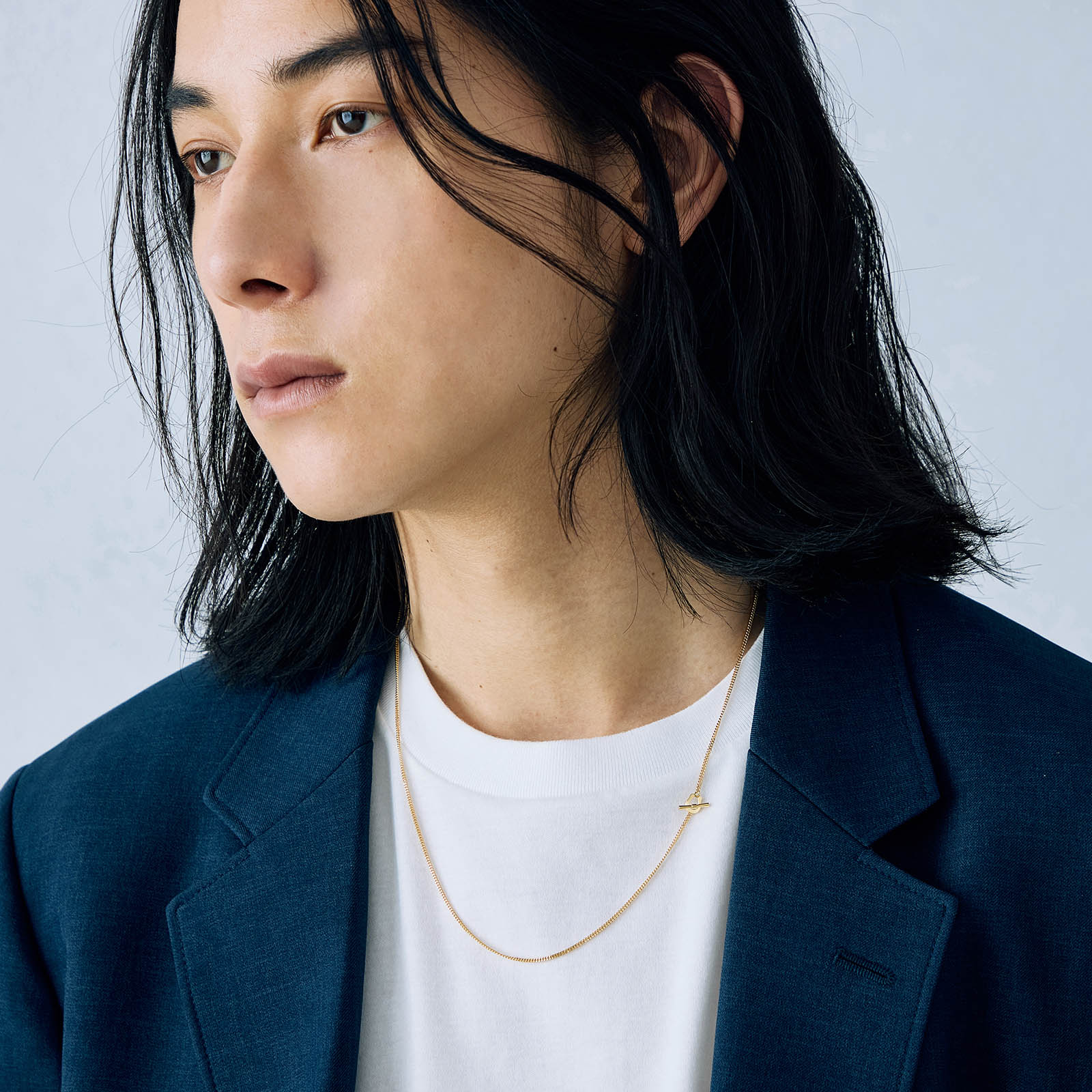 美品 シンパシーオブソウル ブラックスピネル + K18WG ネックレス ネックレス | SYMPATHY OF SOUL -Style- SYMPATHY OF SOUL ブラック