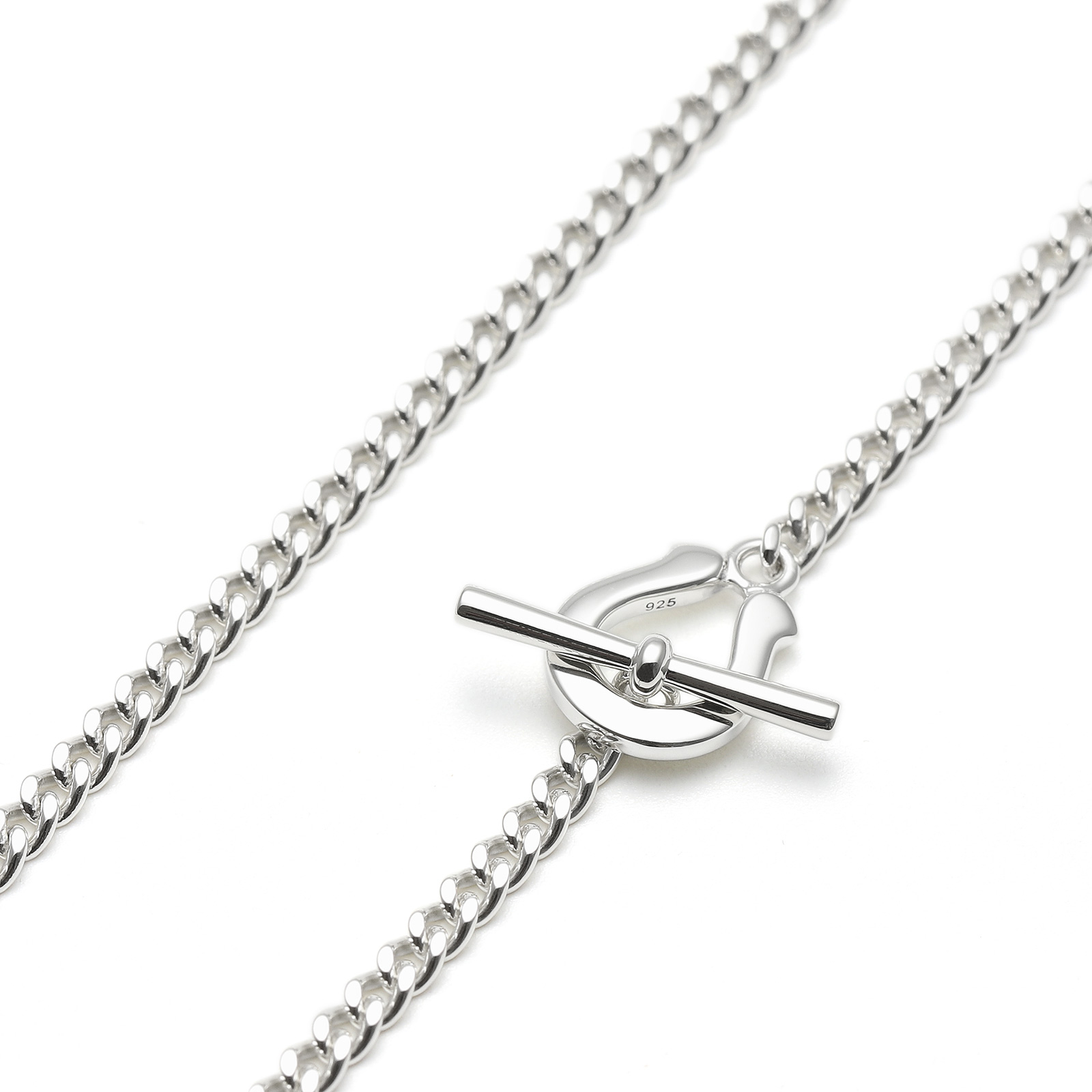SYMPATHY OF SOUL（シンパシーオブソウル） Toggle Necklace - Curb 