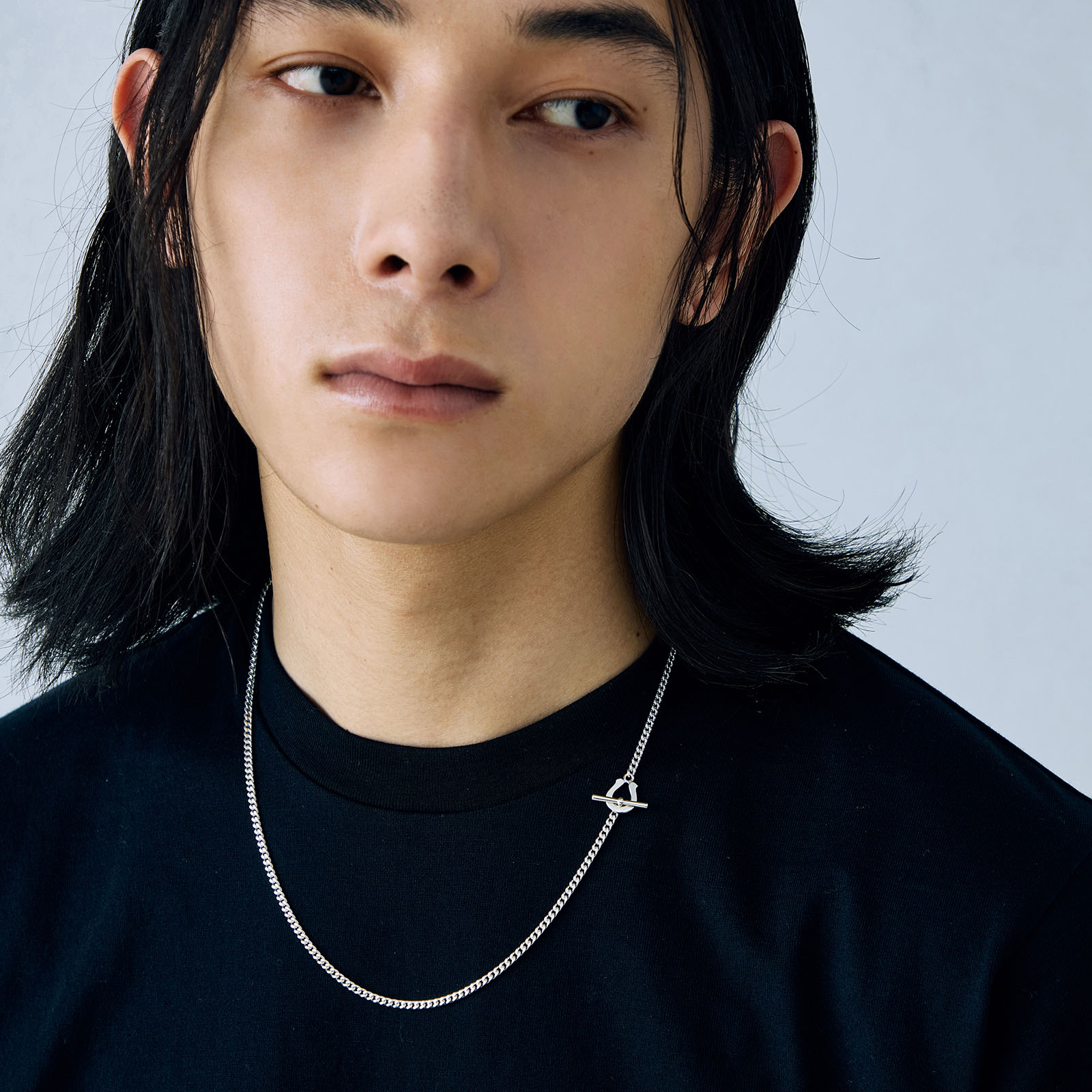 SYMPATHY OF SOUL（シンパシーオブソウル） Toggle Necklace - Curb