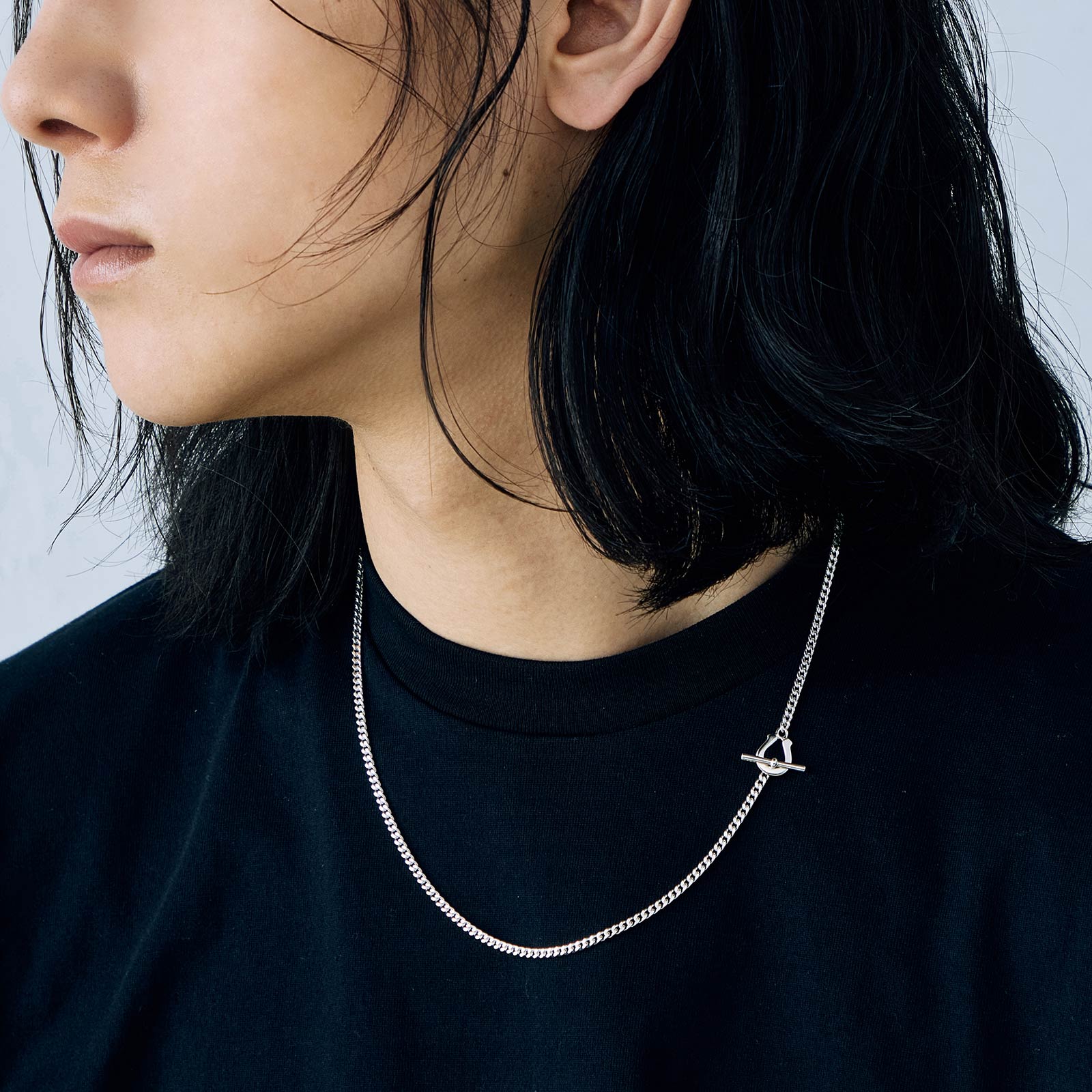 SYMPATHY OF SOUL（シンパシーオブソウル） Toggle Necklace - Curb 