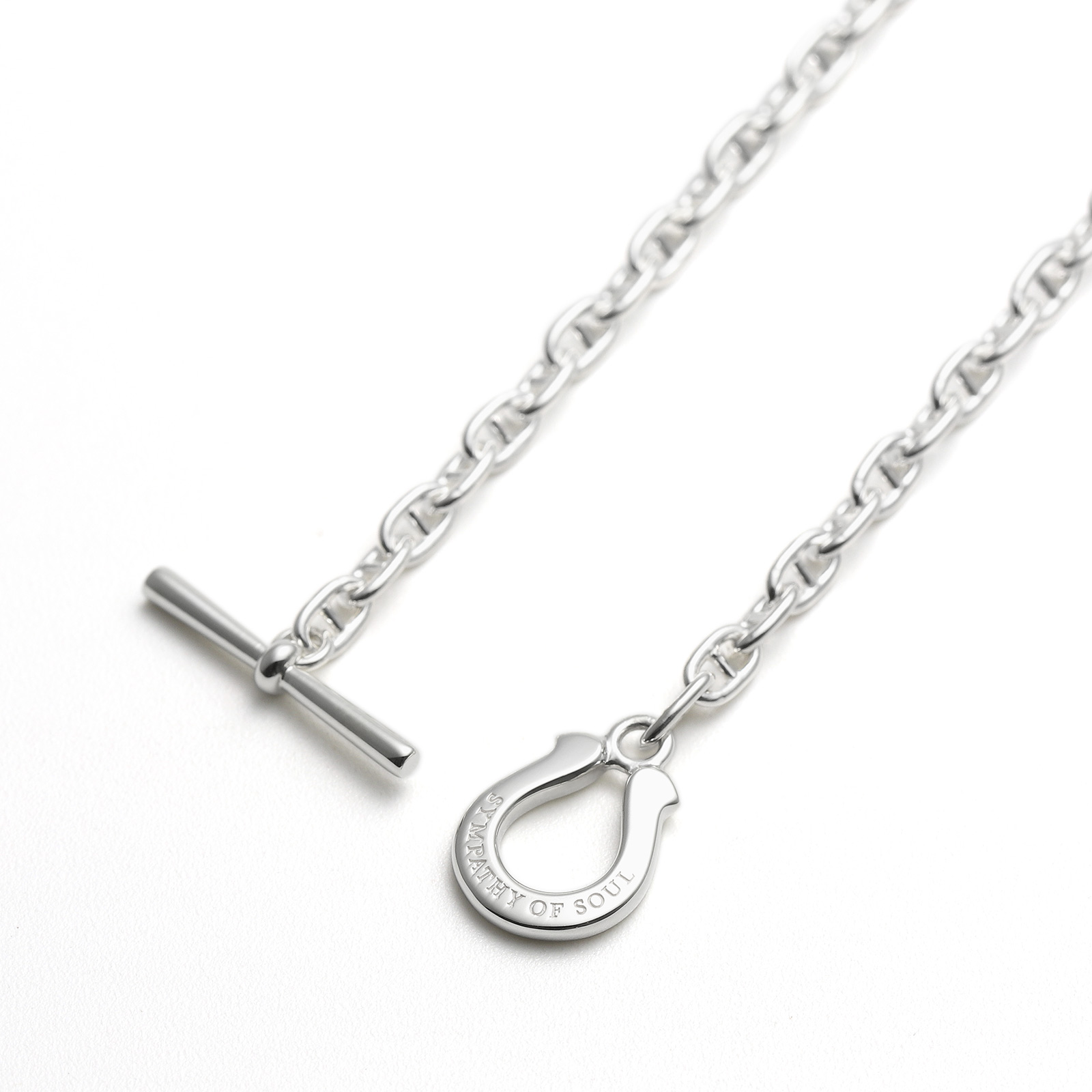SYMPATHY OF SOUL シンパシーオブソウル アンカーチェーン SYMPATHY OF SOUL（シンパシーオブソウル） Toggle Necklace - Anchor