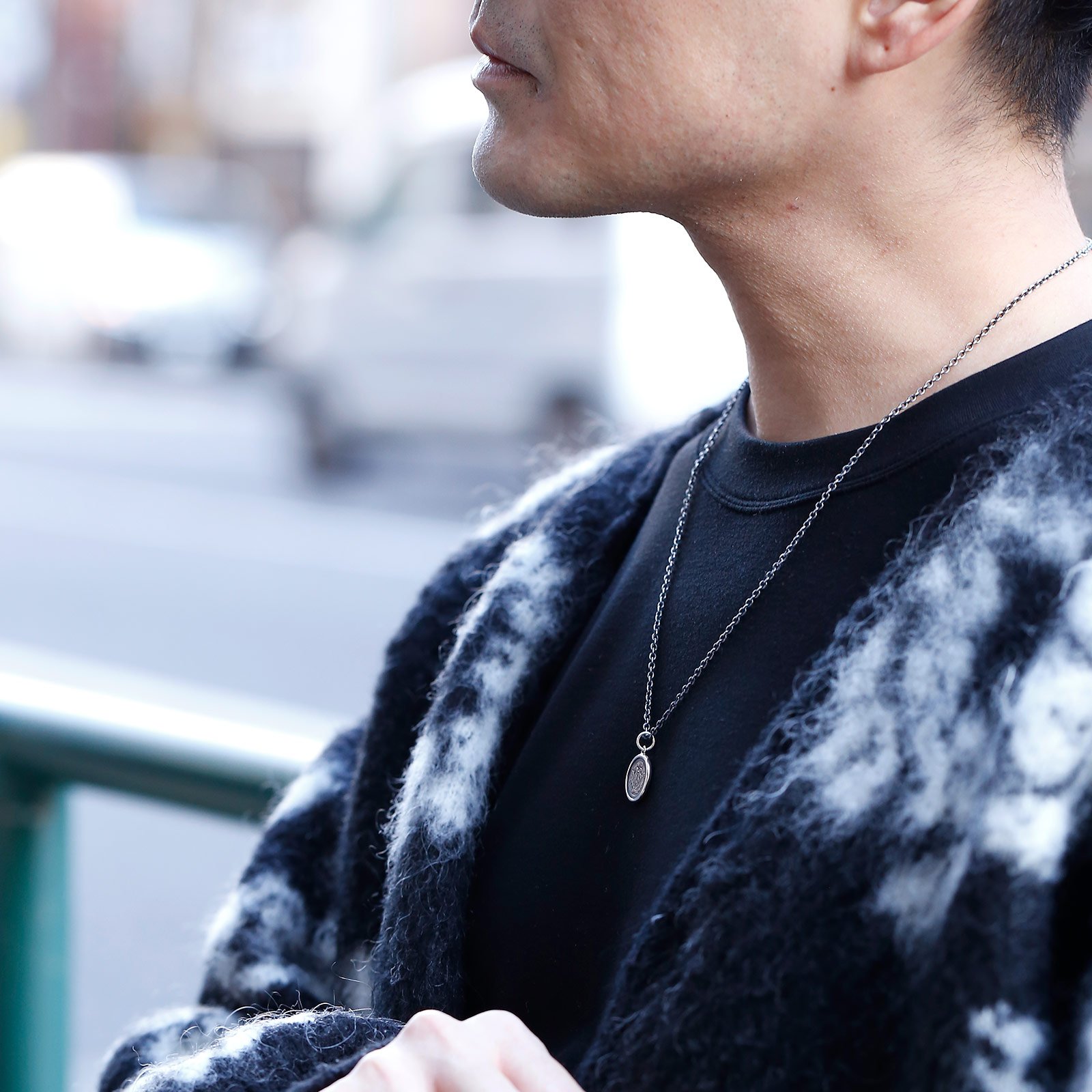SYMPATHY OF SOUL（シンパシーオブソウル） Frame Coin Necklace - OX 