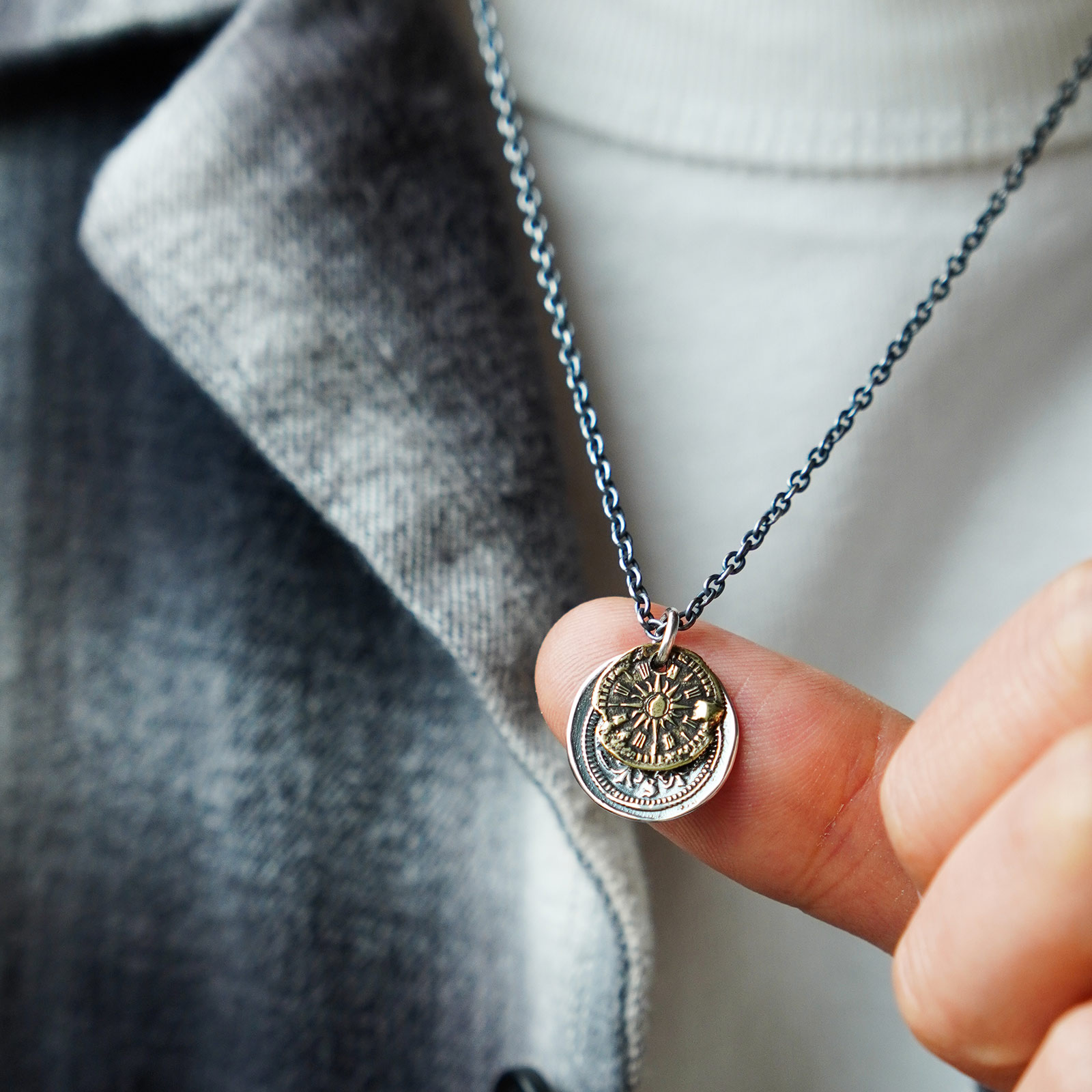SYMPATHY OF SOUL（シンパシーオブソウル） B.C. Coin Necklace / Hope