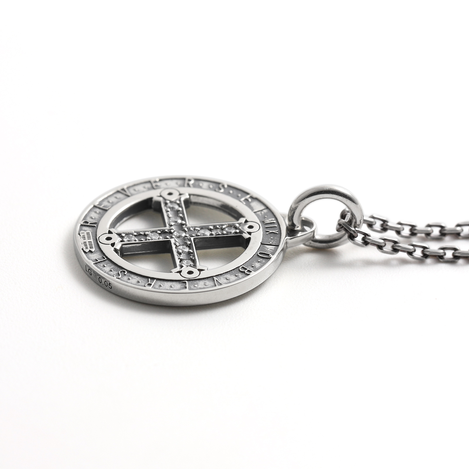 美品　シンパシーオブソウル　コイン　ネックレス　クロス　ペンダント SYMPATHY OF SOUL（シンパシーオブソウル） Cross Medal
