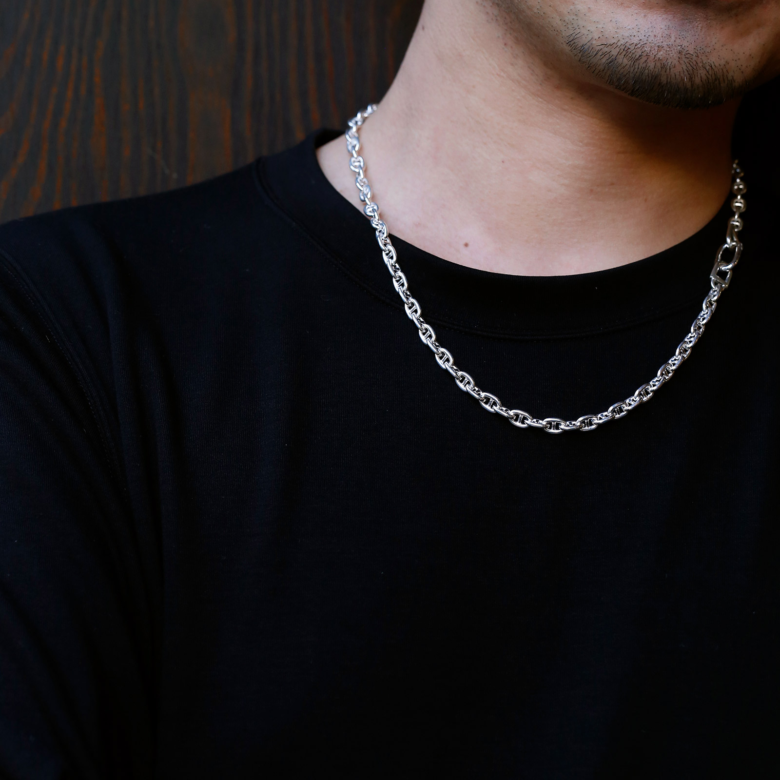 SYMPATHY OF SOUL（シンパシーオブソウル） Anchor Chain Necklace