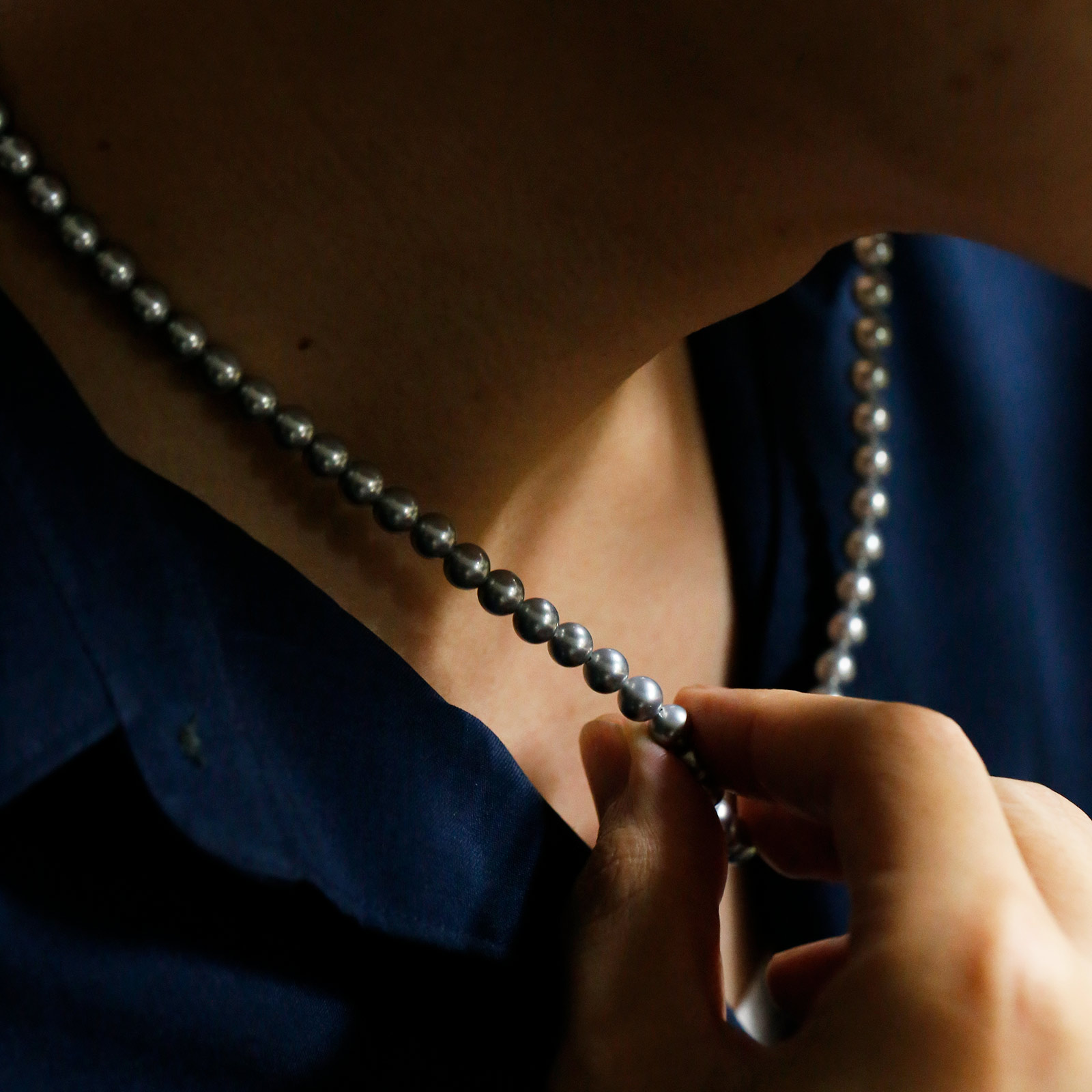 SYMPATHY OF SOUL（シンパシーオブソウル） Toggle Necklace - Pearl