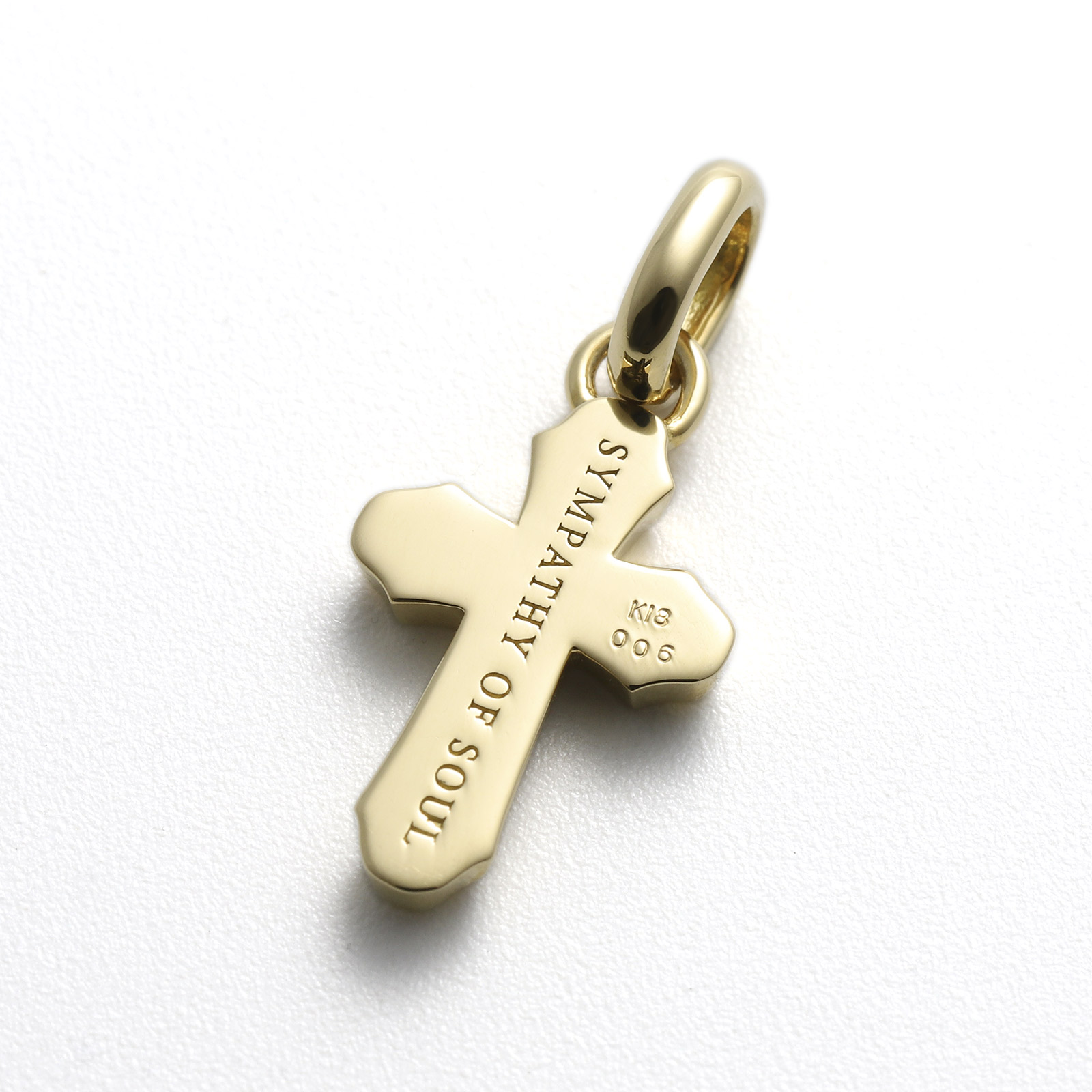 SYMPATHY OF SOUL（シンパシーオブソウル） Smooth Cross Pendant 
