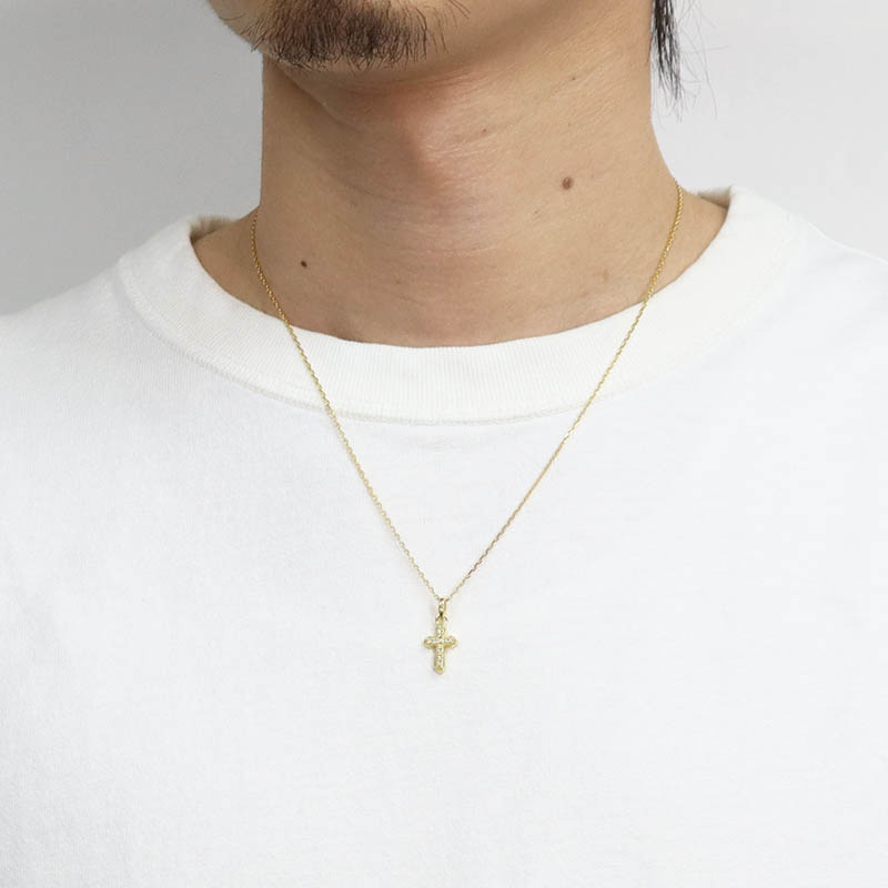 SYMPATHY OF SOUL（シンパシーオブソウル） Smooth Cross Pendant 