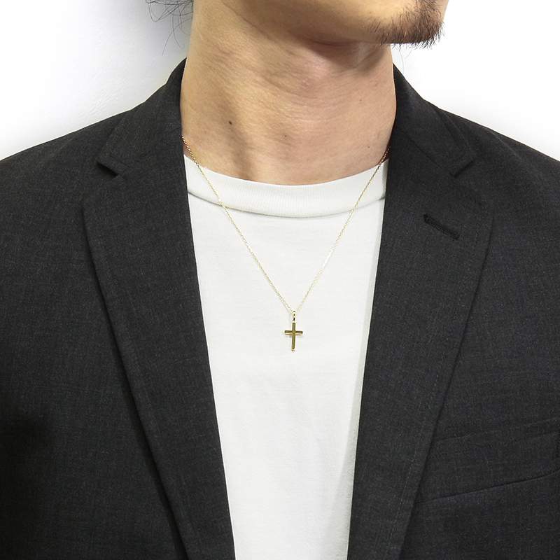 SYMPATHY OF SOUL（シンパシーオブソウル） Simple Cross Pendant 