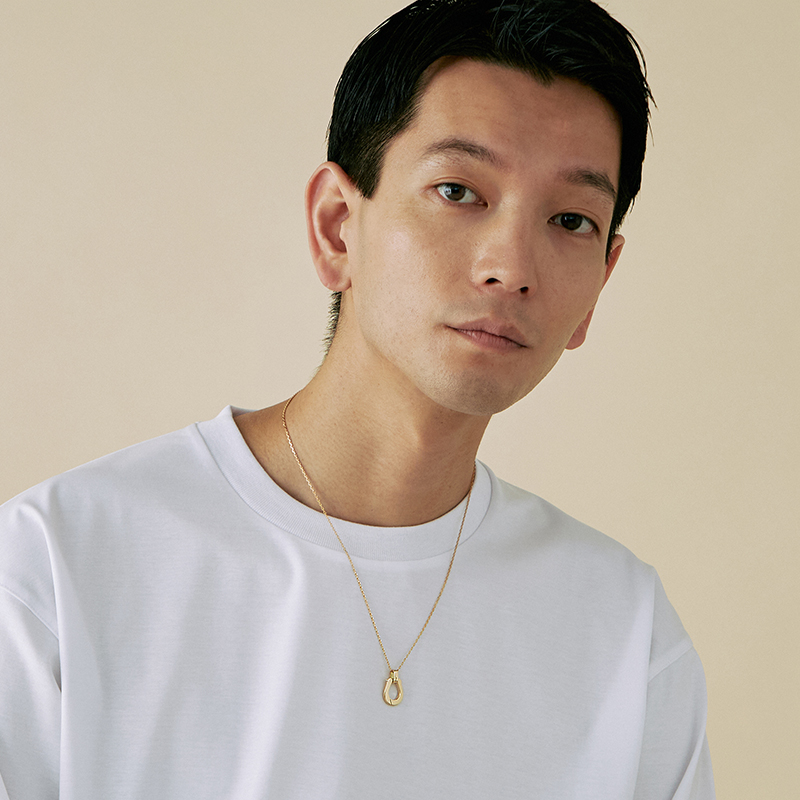 シンパシーオブソウル K18イエローゴールドネックレス SYMPATHY OF SOUL（シンパシーオブソウル） Small Horseshoe