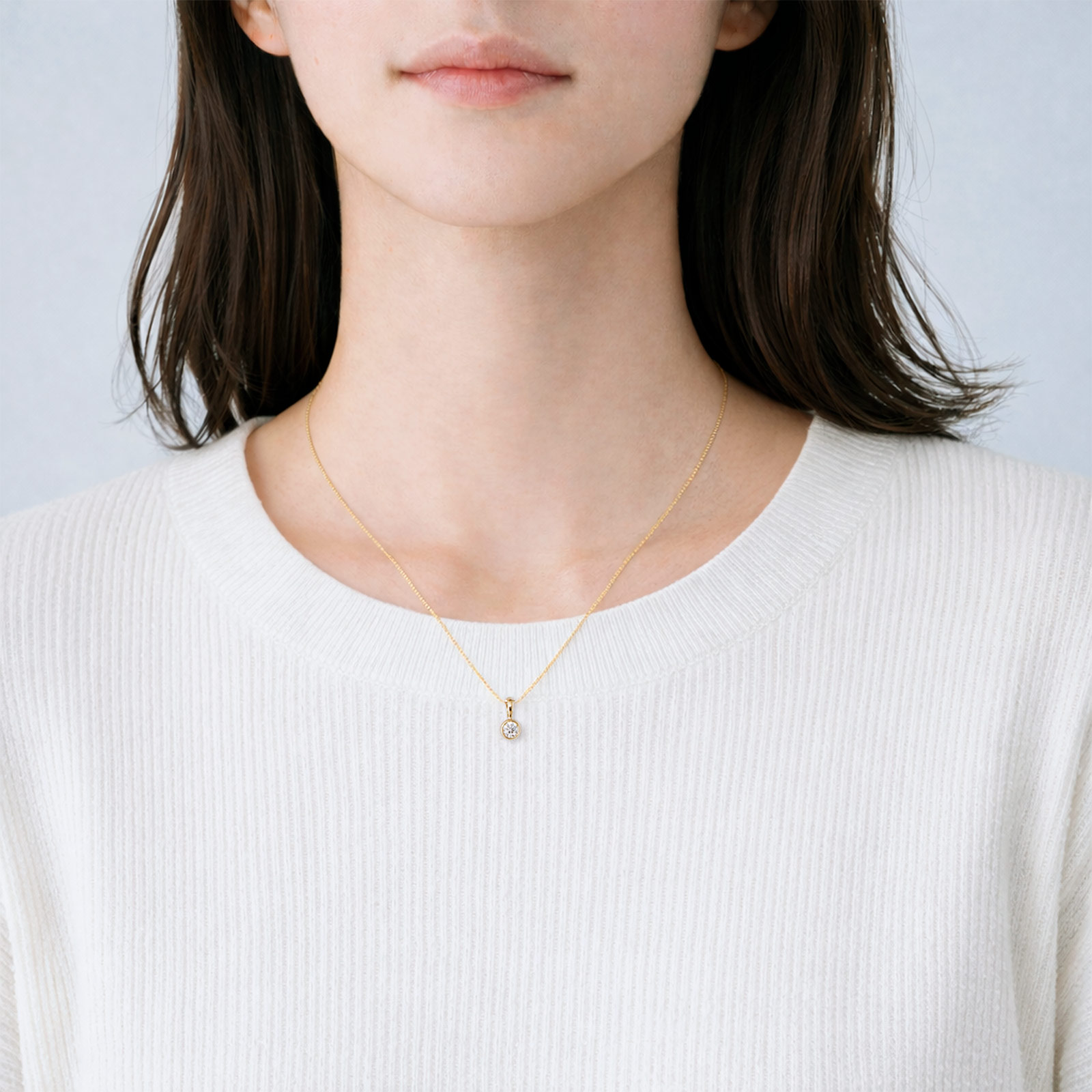 SYMPATHY OF SOUL（シンパシーオブソウル） One LG Diamond Pendant 