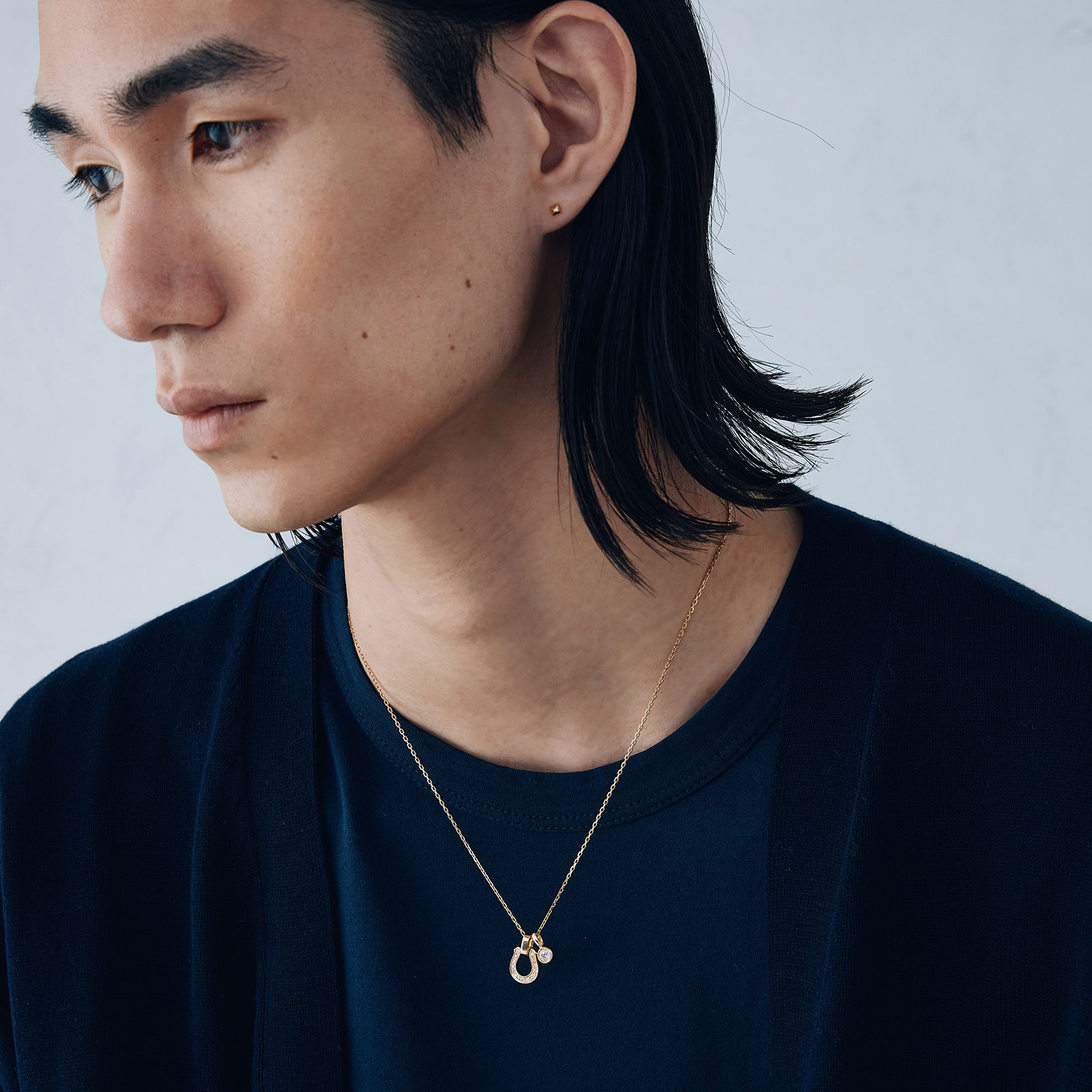 SYMPATHY OF SOUL（シンパシーオブソウル） Tiny Pyramid Stud Pierce 