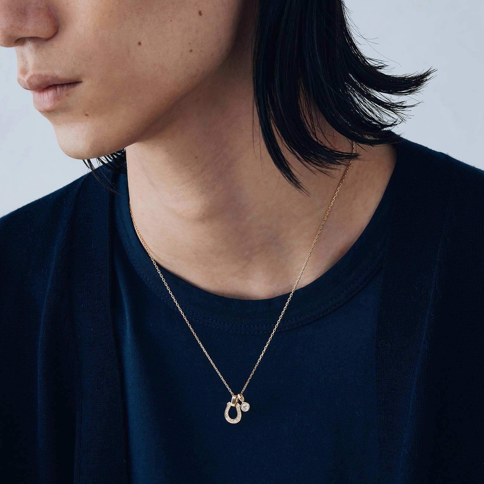 SYMPATHY OF SOUL（シンパシーオブソウル） Medium Horseshoe Pendant 