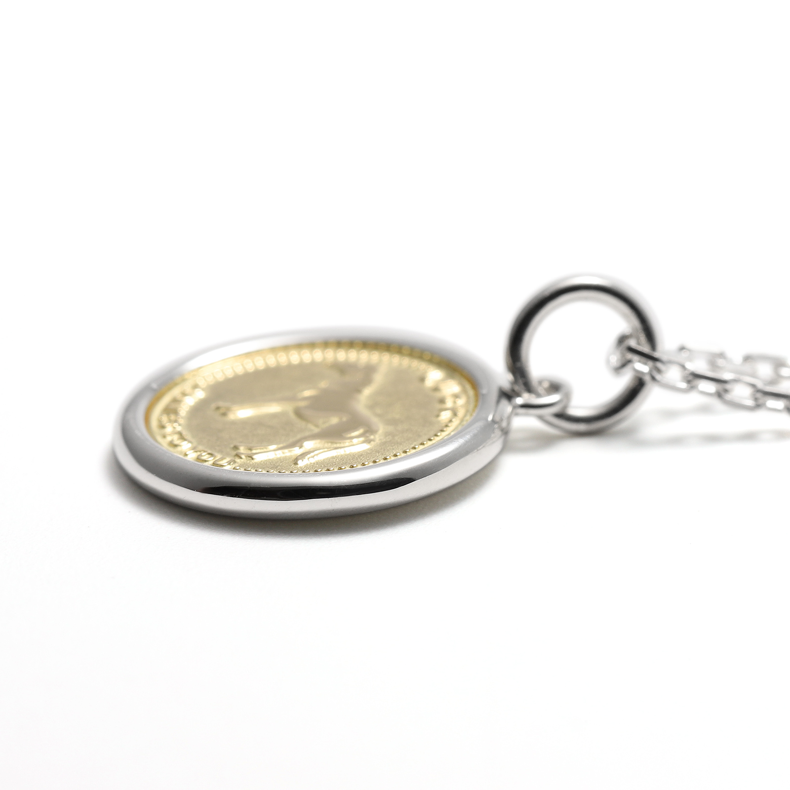 SYMPATHY OF SOUL（シンパシーオブソウル） Frame Horse Coin Pendant