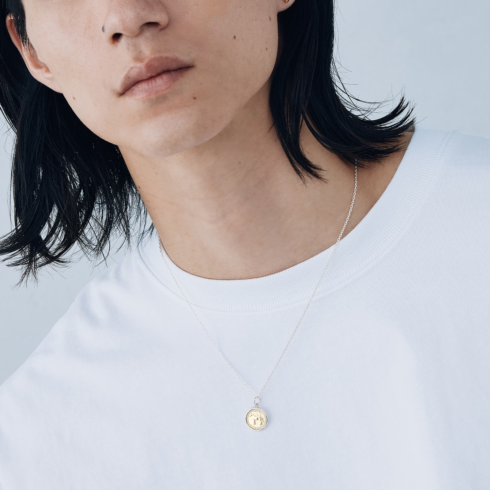 SYMPATHY OF SOUL（シンパシーオブソウル） Frame Horse Coin Pendant
