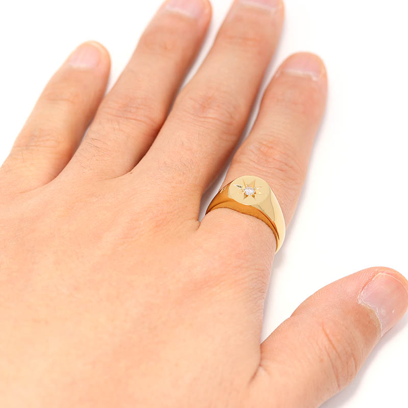 定価15万円　シンパシーオブソウル k18 リング SYMPATHY OF SOUL（シンパシーオブソウル） Oval Signature Ring