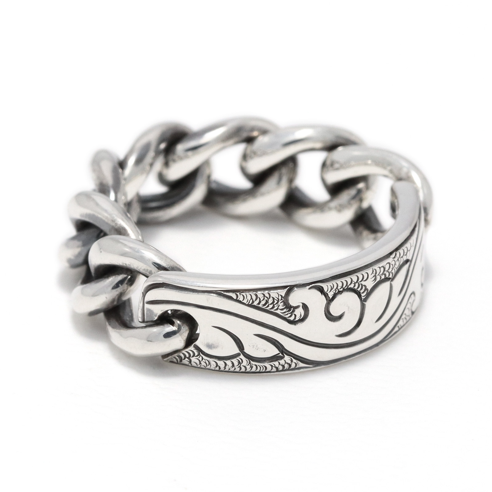 Suman Dhakhwa（スーマンダックワ） Carved KIHEI Chain Ring