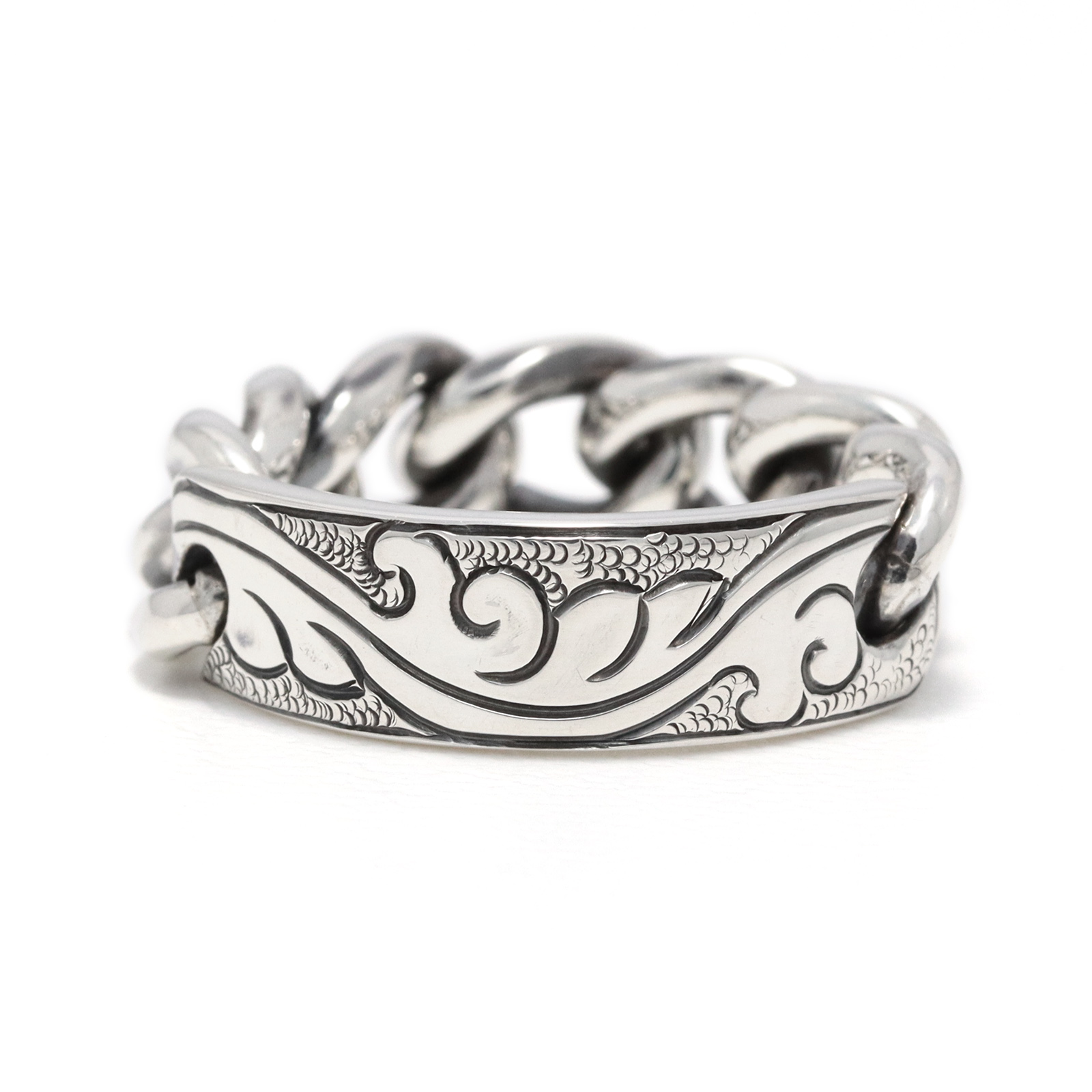 Suman Dhakhwa（スーマンダックワ） Carved KIHEI Chain Ring