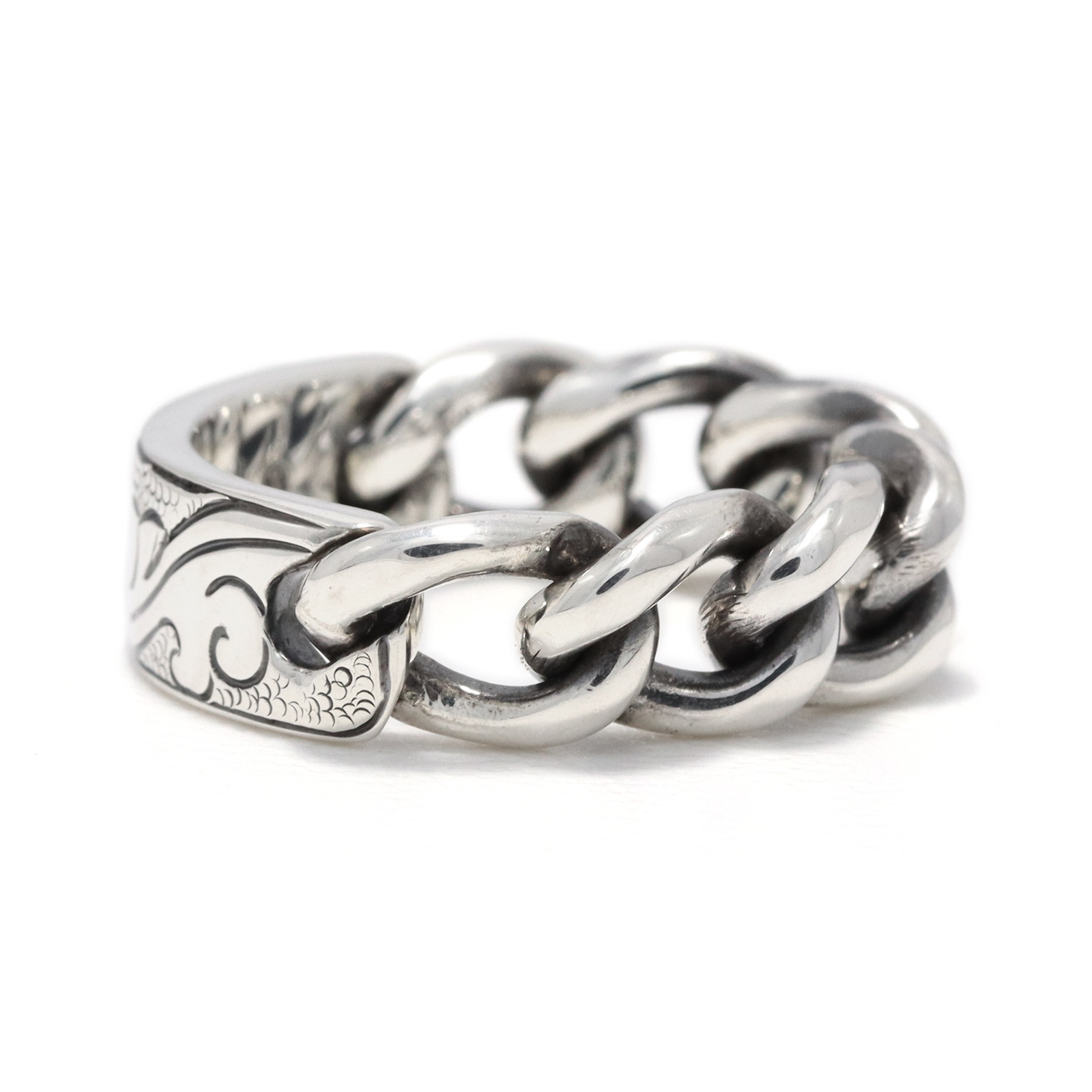 Suman Dhakhwa（スーマンダックワ） Carved KIHEI Chain Ring