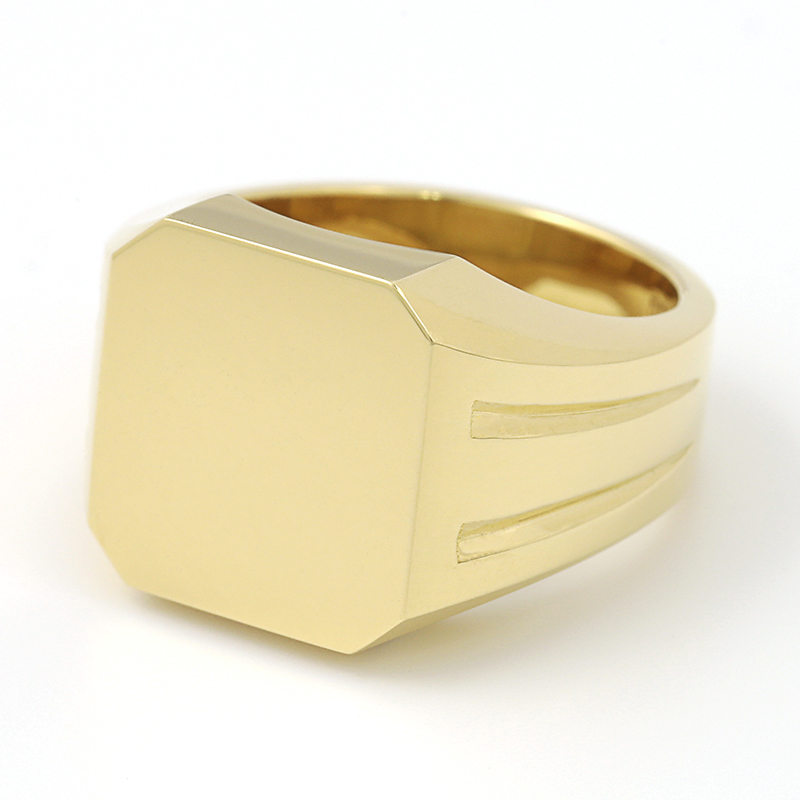 Sympathy Of Soul シンパシーオブソウル Large Signet Ring K18yellow Gold ラージシグネットリング K18イエローゴールド