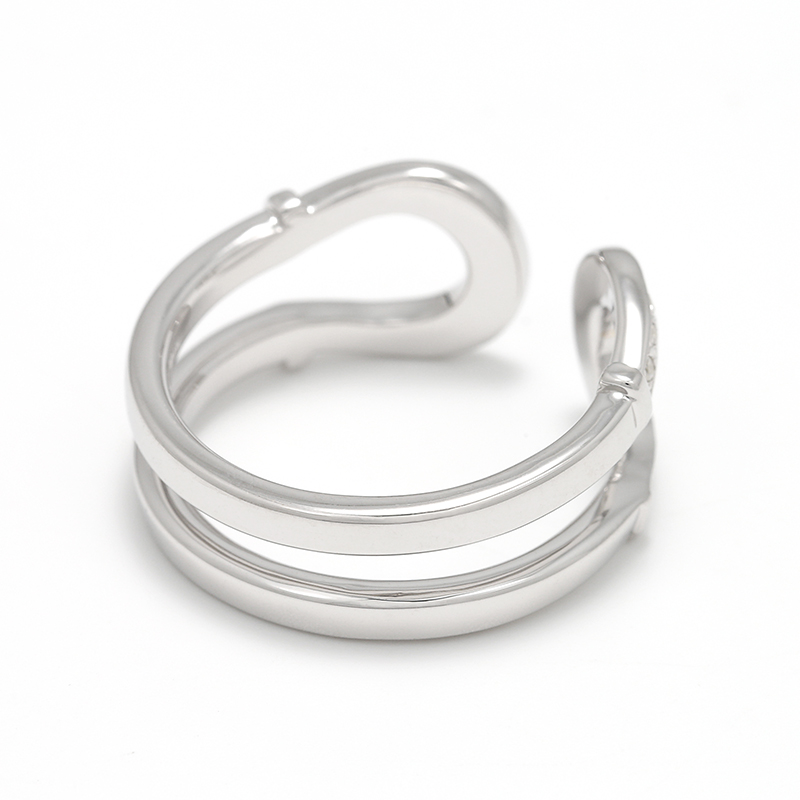 い*す様 DEAL DESIGN LTD950 ホースシューリング(ジルコニア) SYMPATHY OF SOUL（シンパシーオブソウル） Double Horseshoe Ring