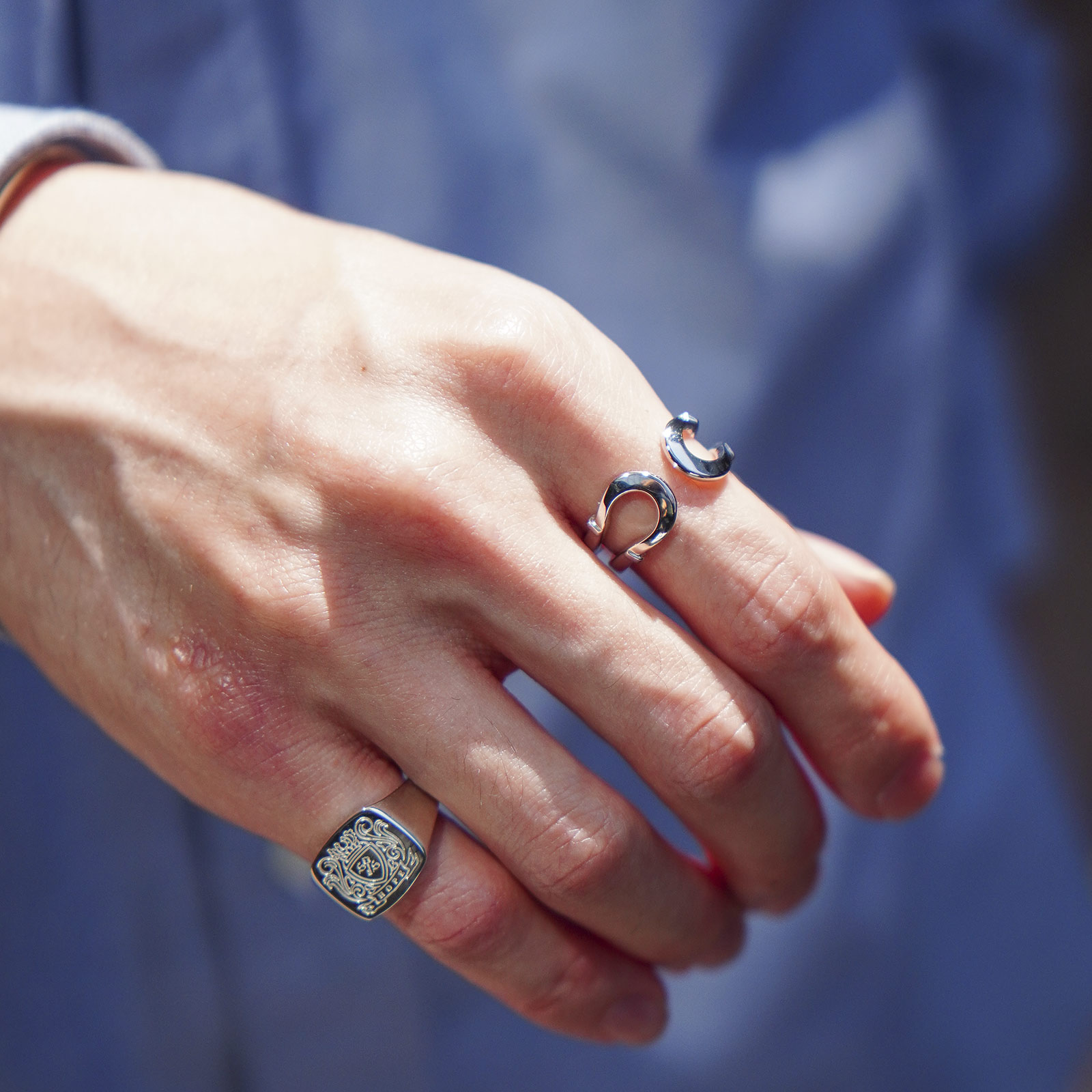 SYMPATHY OF SOUL（シンパシーオブソウル） Large Signet Ring 