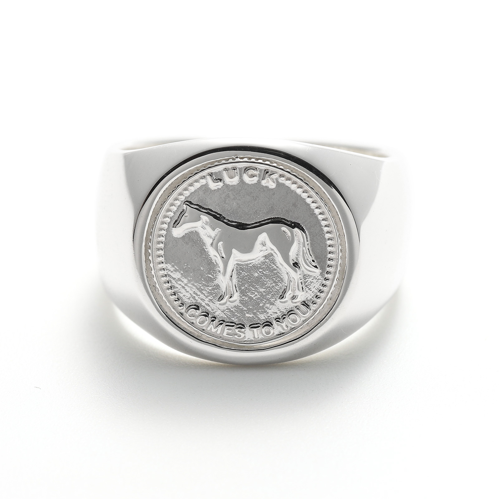 SYMPATHY OF SOUL（シンパシーオブソウル） Classic Coin Ring / Luck