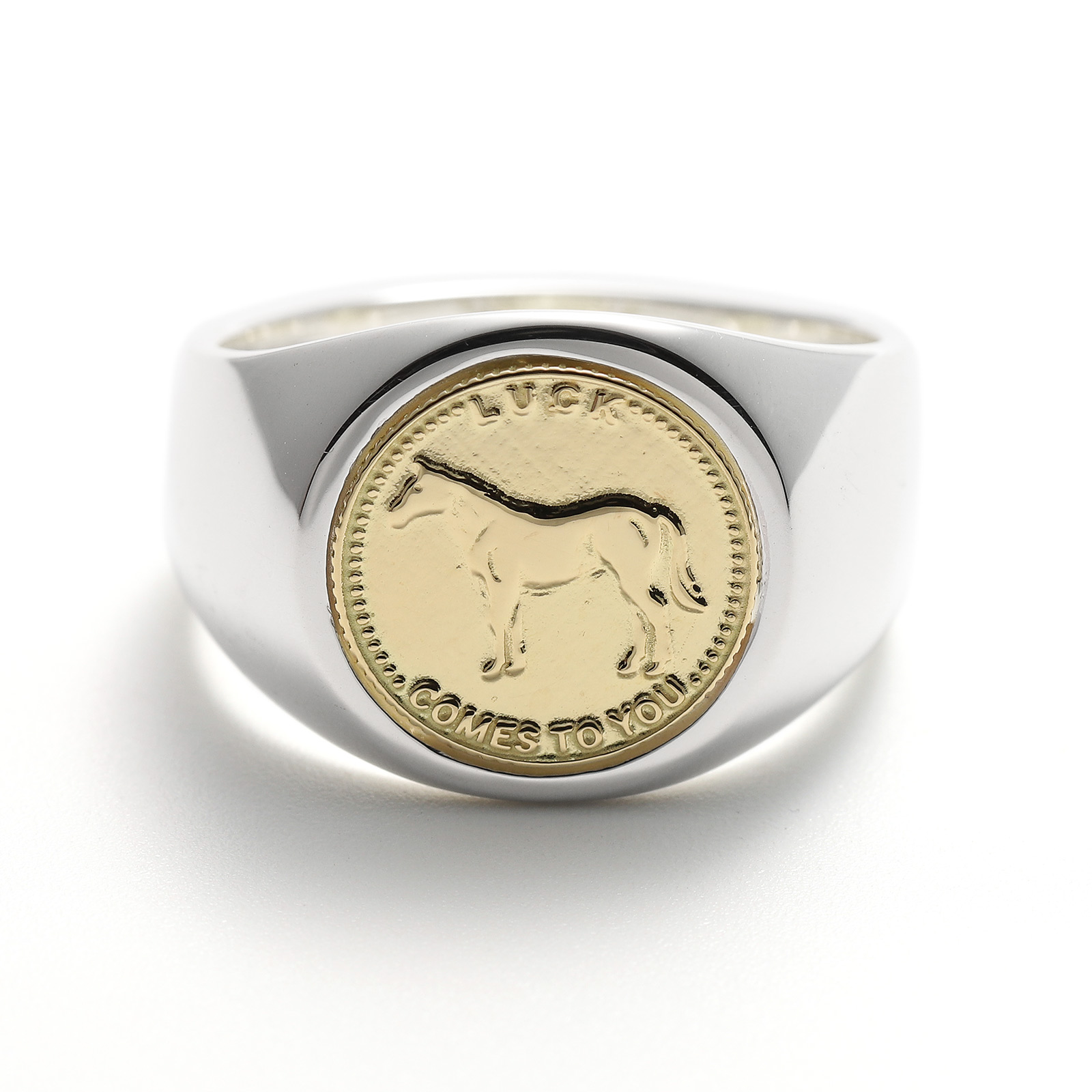 SYMPATHY OF SOUL（シンパシーオブソウル） Classic Coin Ring / Luck