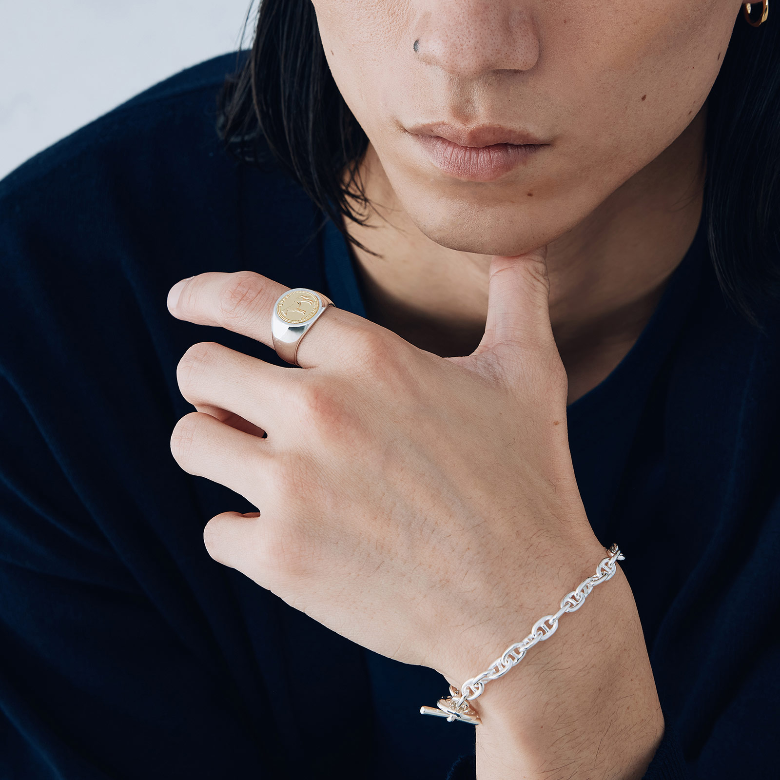 SYMPATHY OF SOUL（シンパシーオブソウル） Classic Coin Ring / Luck 