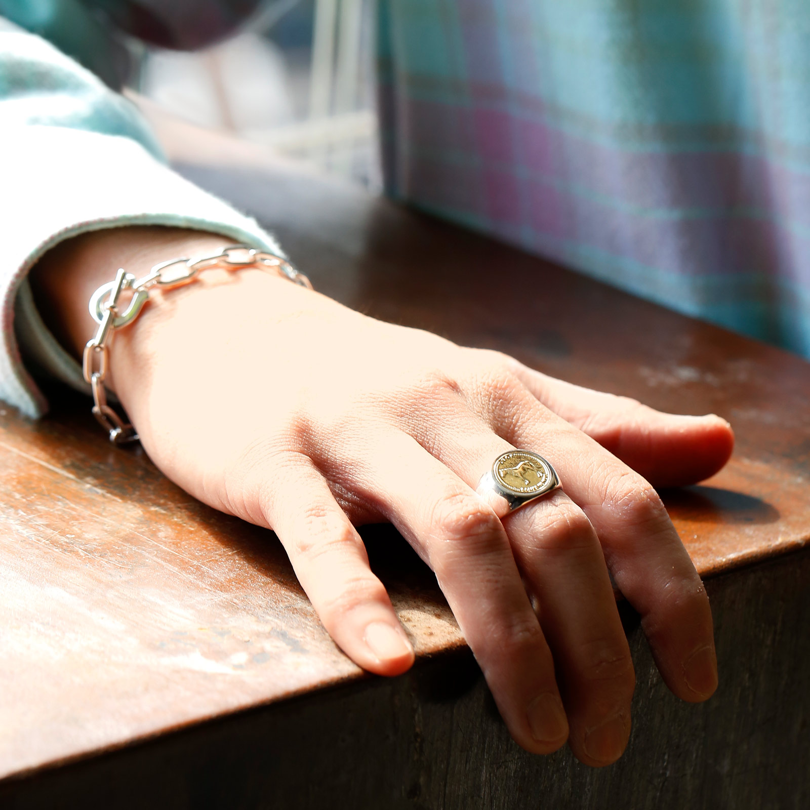 SYMPATHY OF SOUL（シンパシーオブソウル） Classic Coin Ring / Luck 