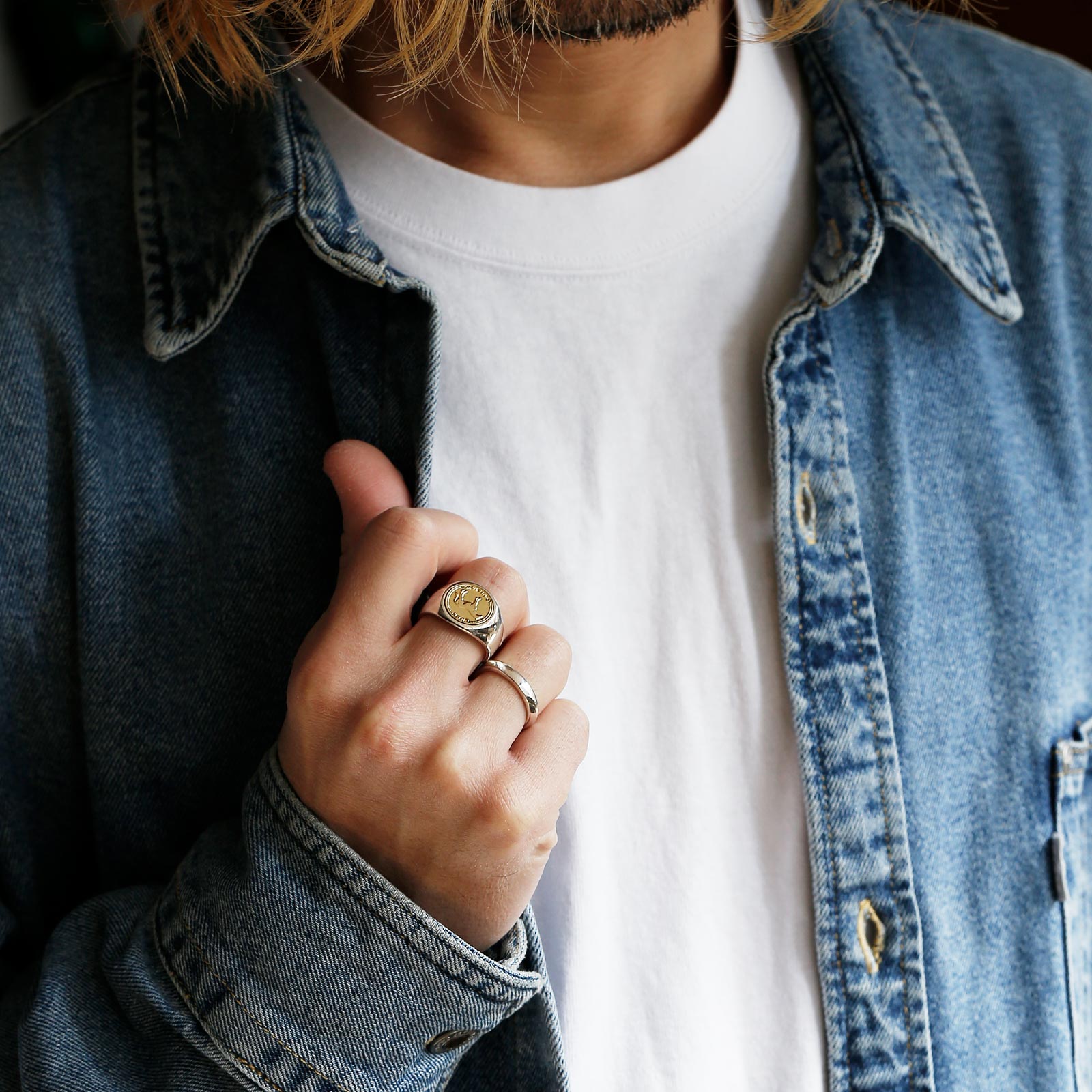 SYMPATHY OF SOUL（シンパシーオブソウル） Classic Coin Ring / Luck 