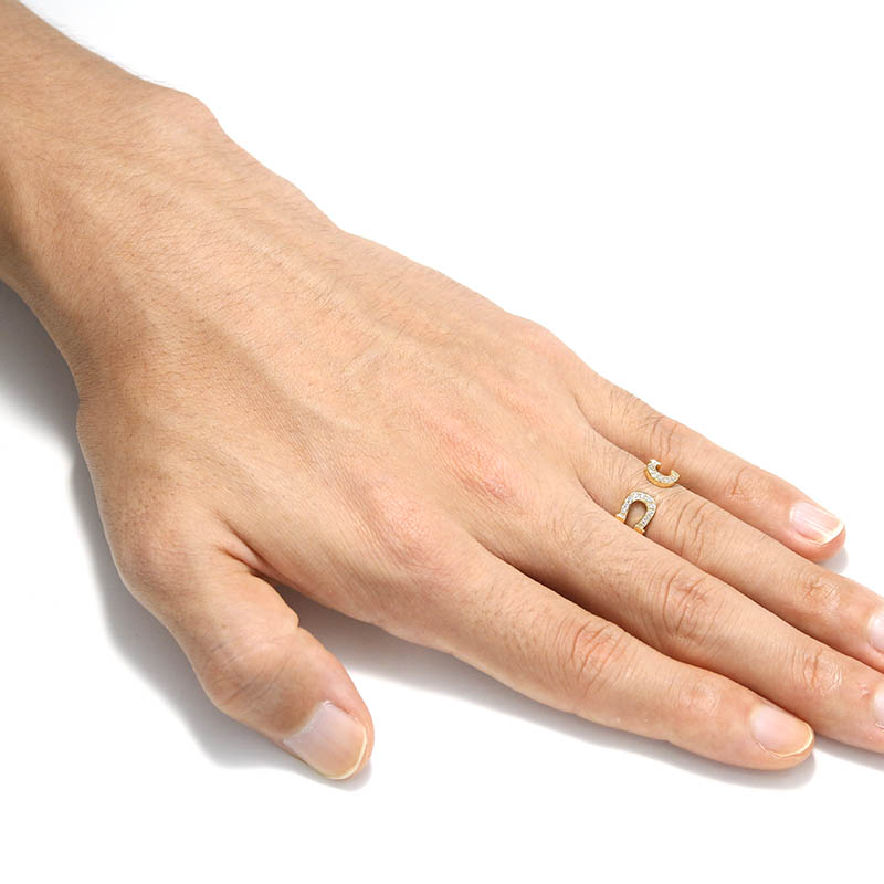 SYMPATHY OF SOUL(シンパシーオブソウル) Double Horseshoe Ring SYMPATHY OF SOUL(シンパシーオブソウル) Double Horseshoe Ring