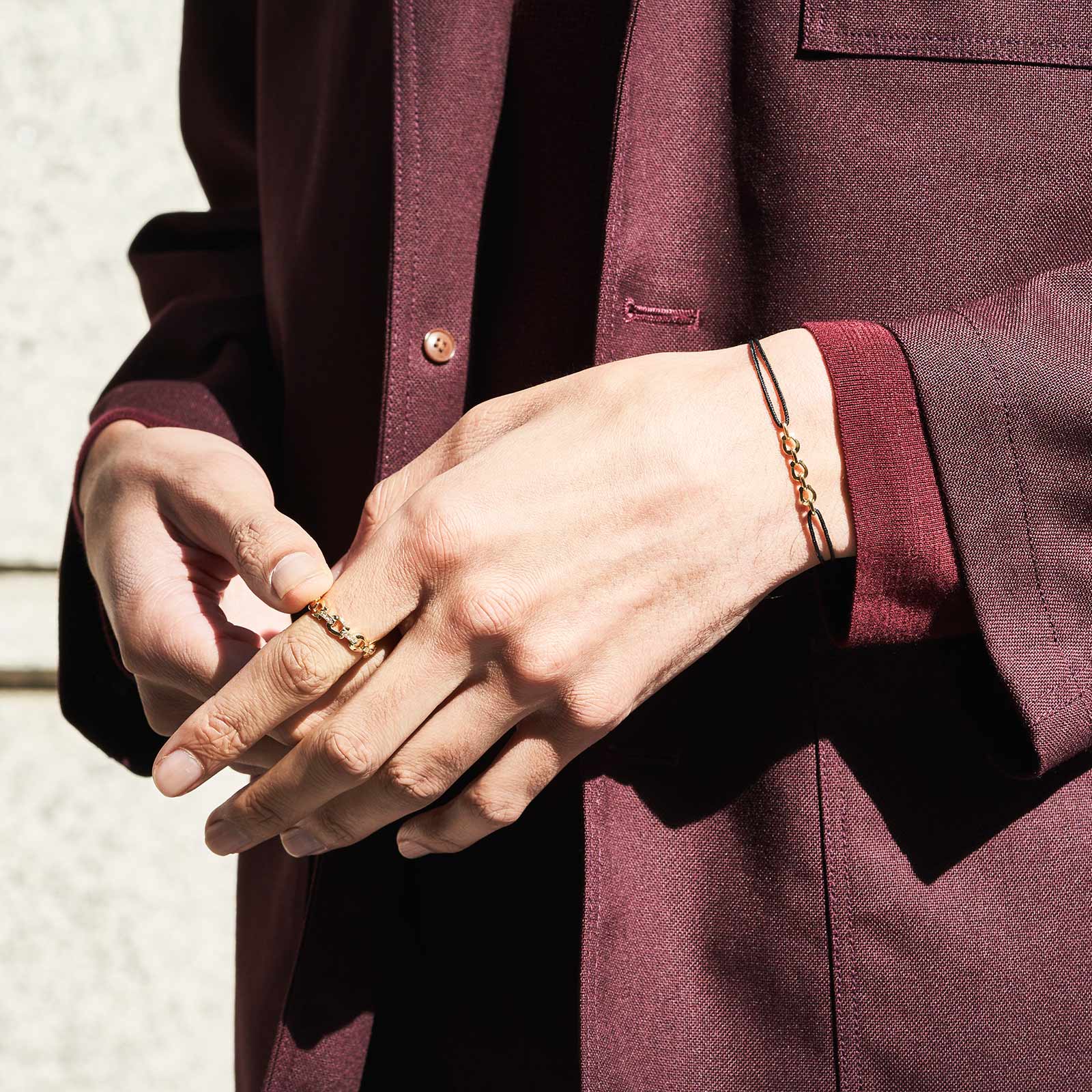 SYMPATHY OF SOUL（シンパシーオブソウル） Horseshoe Link Ring