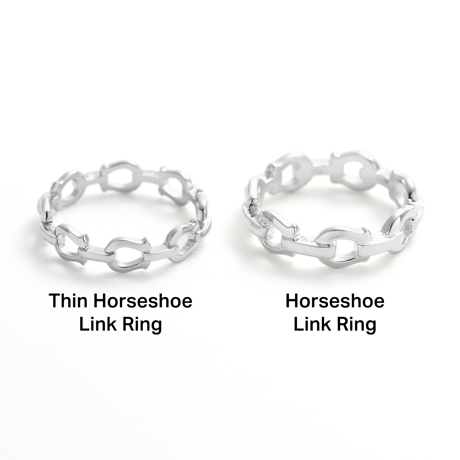 SYMPATHY OF SOUL（シンパシーオブソウル） Thin Horseshoe Link Ring 