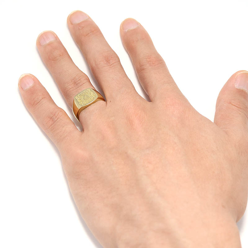 SYMPATHY OF SOUL（シンパシーオブソウル） Large Signet Ring