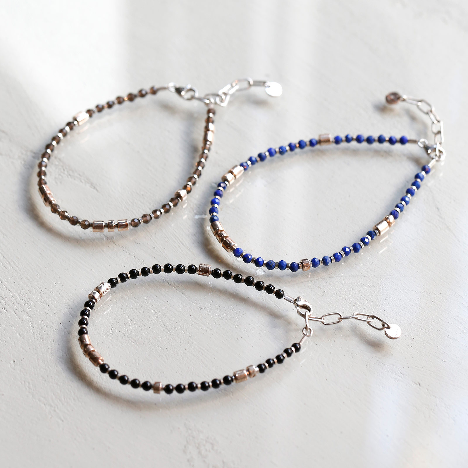 Suman Dhakhwa（スーマンダックワ） MOKUME Slice Beads Bracelet