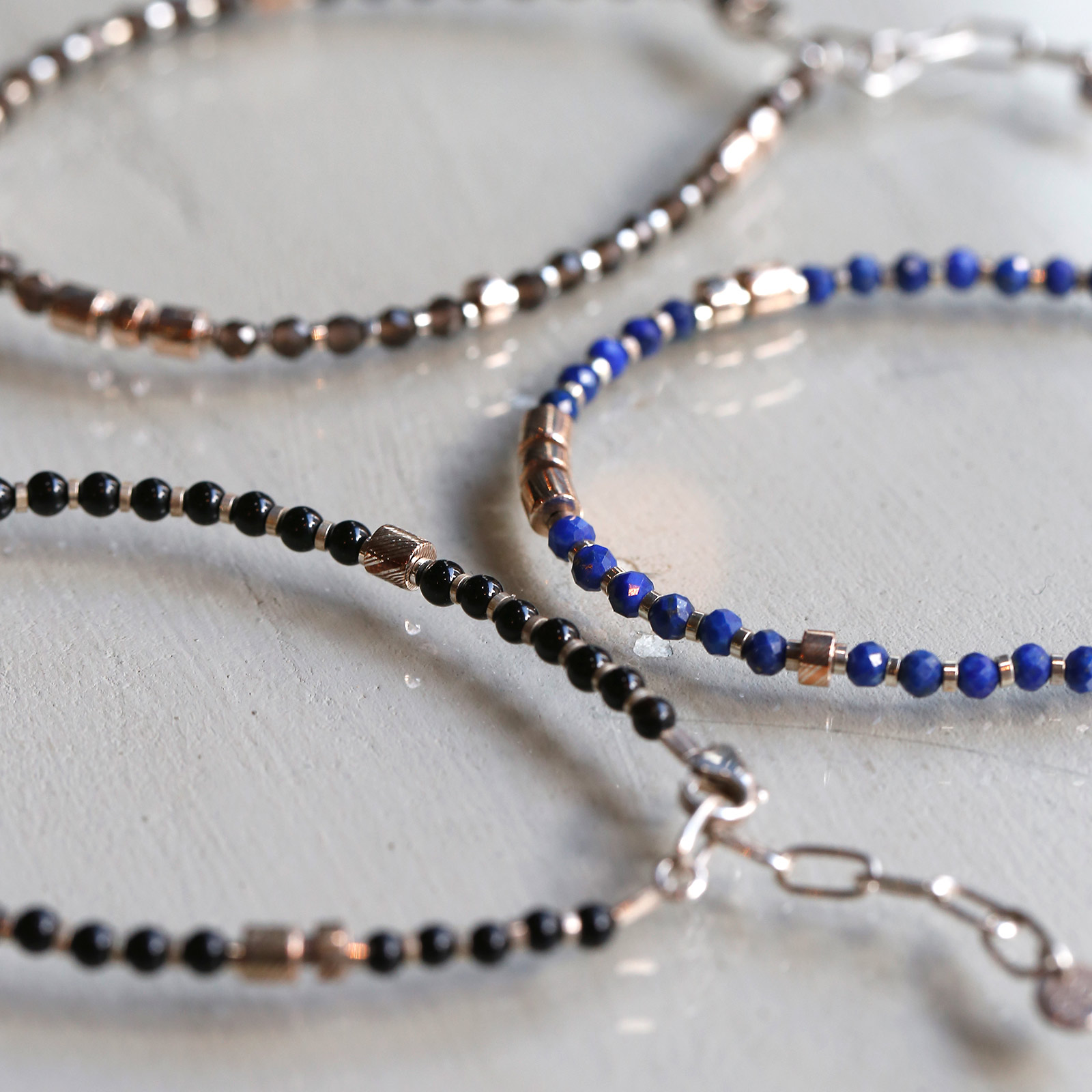 Suman Dhakhwa(スーマンダックワ) MOKUME Slice Beads Bracelet Suman Dhakhwa(スーマンダックワ) MOKUME Slice Beads Bracelet