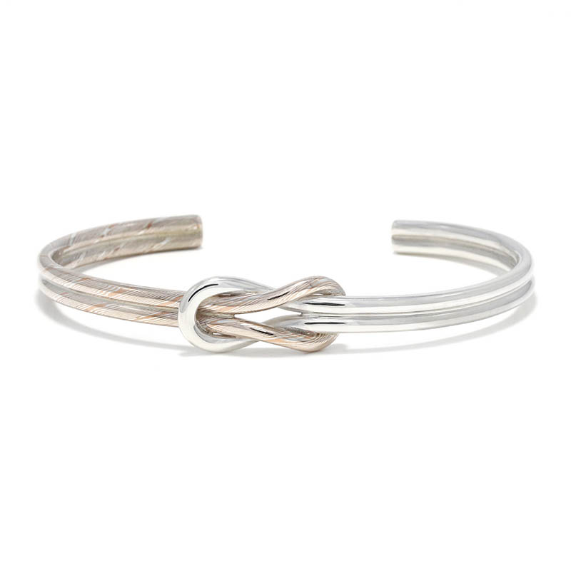 専用！！　スーマンダックワ　ブレスレット　木目金　シルバー925　アクセサリー Suman Dhakhwa（スーマンダックワ） Eternal Knot Bangle MOKUME